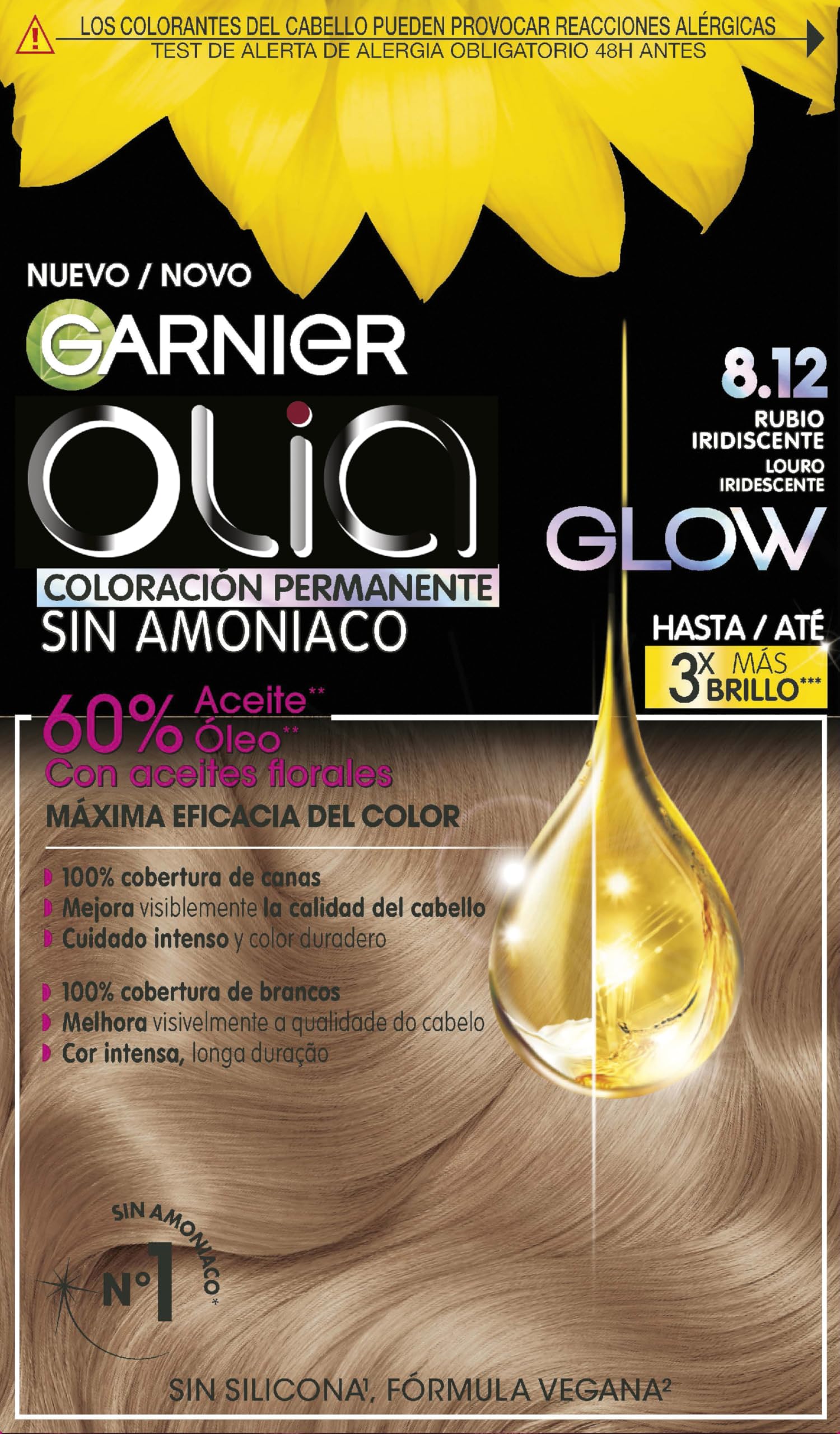 GARNIER OLIA 8.12 IRIDISCENT BLONDE