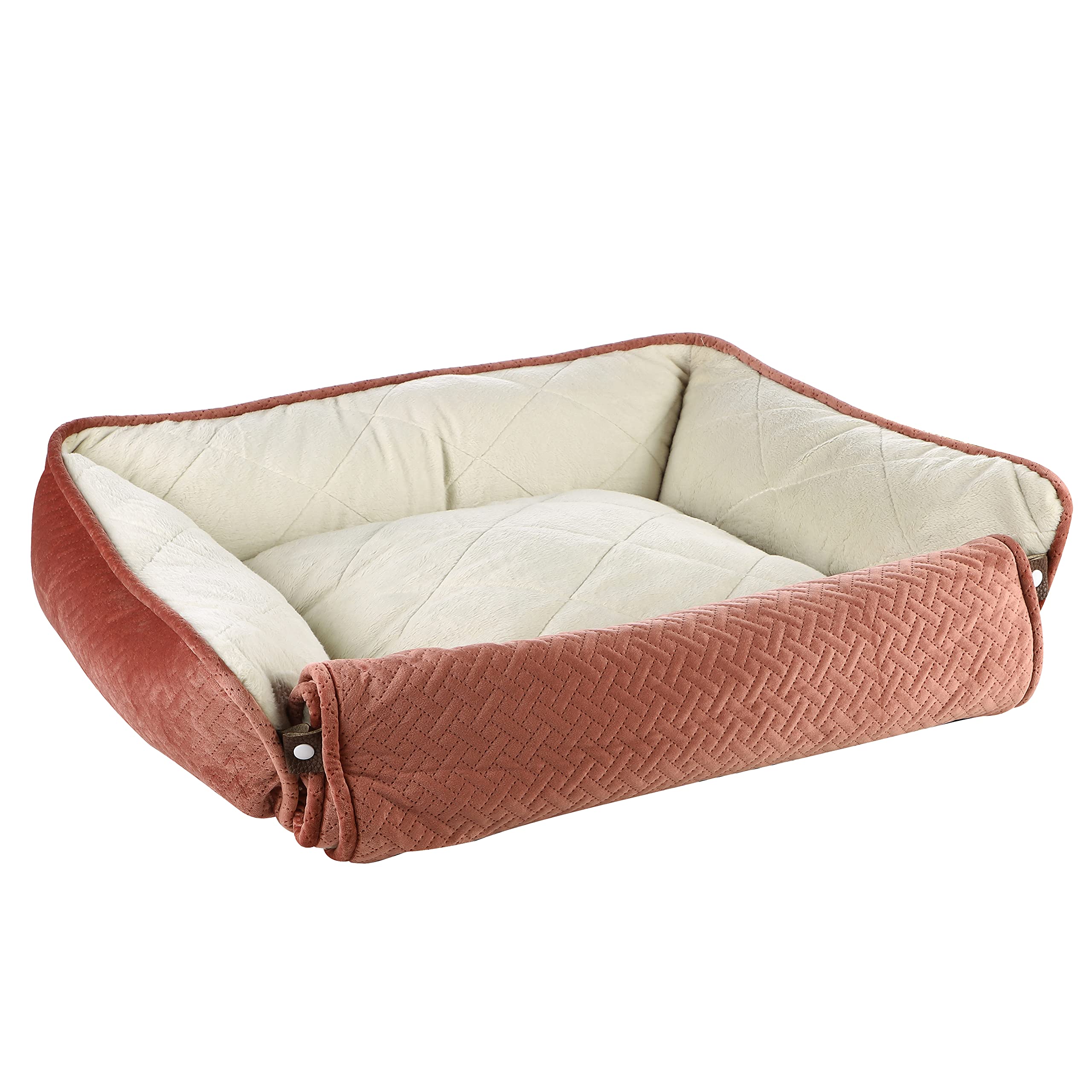 Dream Paws Dog Sofa Bed - Coral