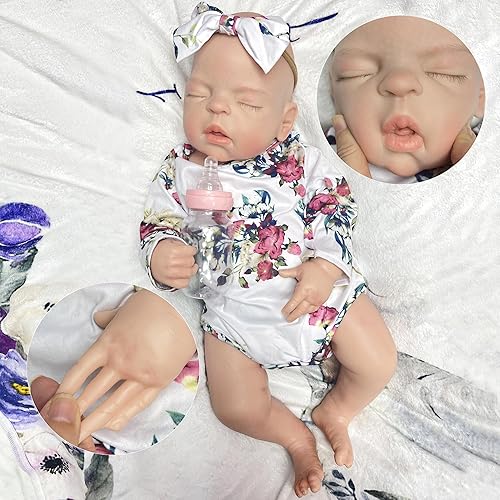 OtardDolls Muñecas de bebé Reborn de 22 pulgadas, muñecas de bebé recién nacidas realistas de silicona completa lavable, muñeca Reborn para niños,