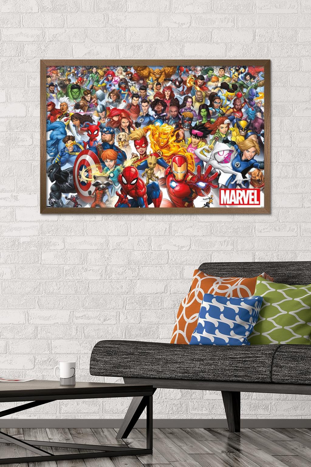 Amazon.com: Trends International Marvel Comics The Marvel Lineup