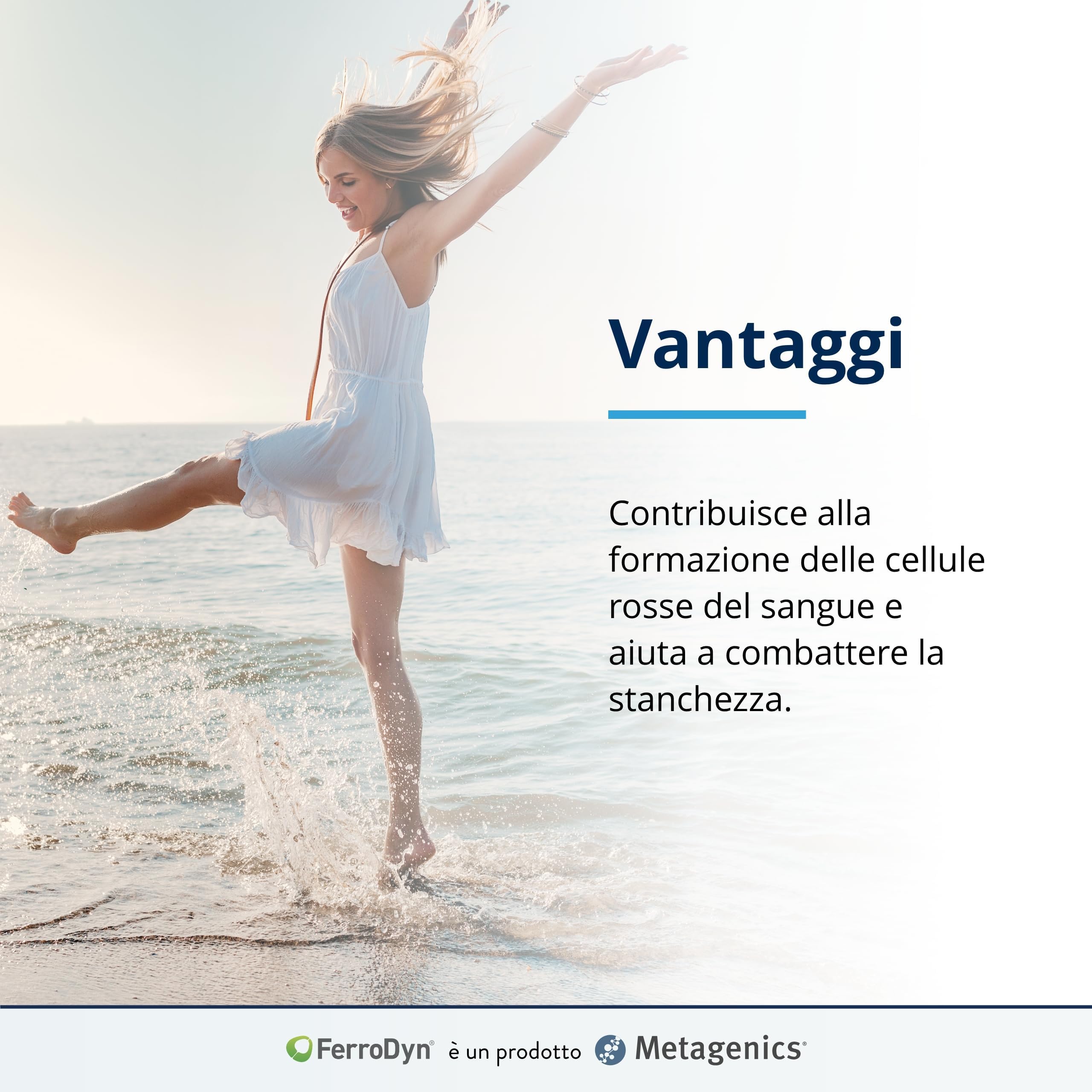 FerroDyn - Sostiene la Formazione dei Globuli Rossi e la Produzione di Energia - Utile in Caso di Affaticamento - 30 Capsule