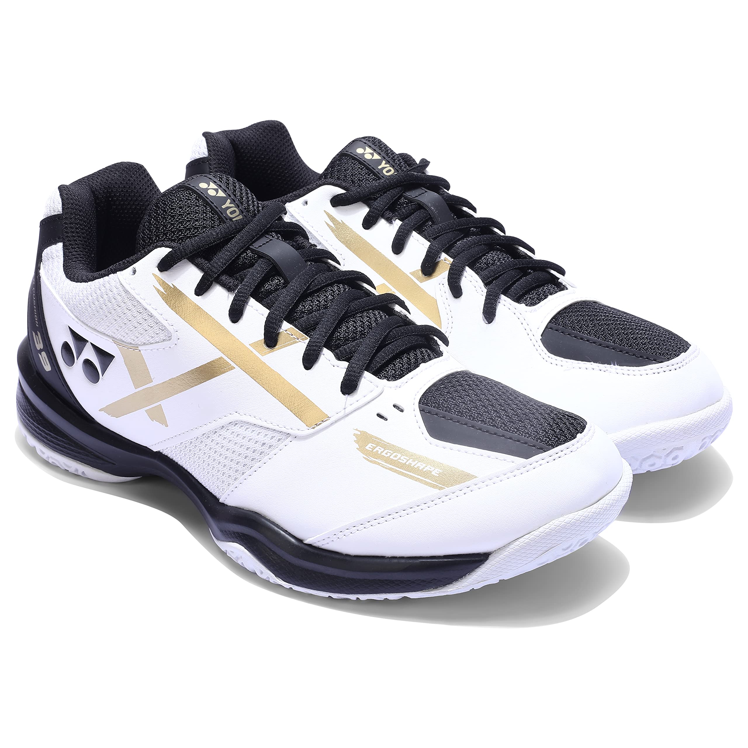 YONEX POWER CUSHION SHB 39EX SHOES | Ideal For Badminton,Squash,Table Tennis,Volleyball | Non-Marking Sole |POWER CUSHION |POWER CUSHION +|Durable Skin Light|Synchro-Fit Insole|3D Power Graphite|Toe Assist Shape|Hexa Grip |Light Weight|