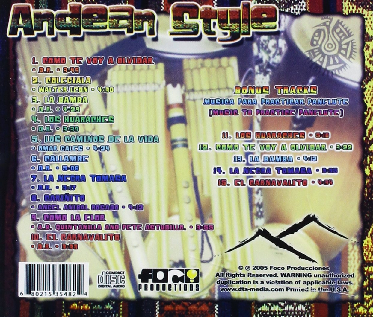Cumbia Andina/Tropical Music