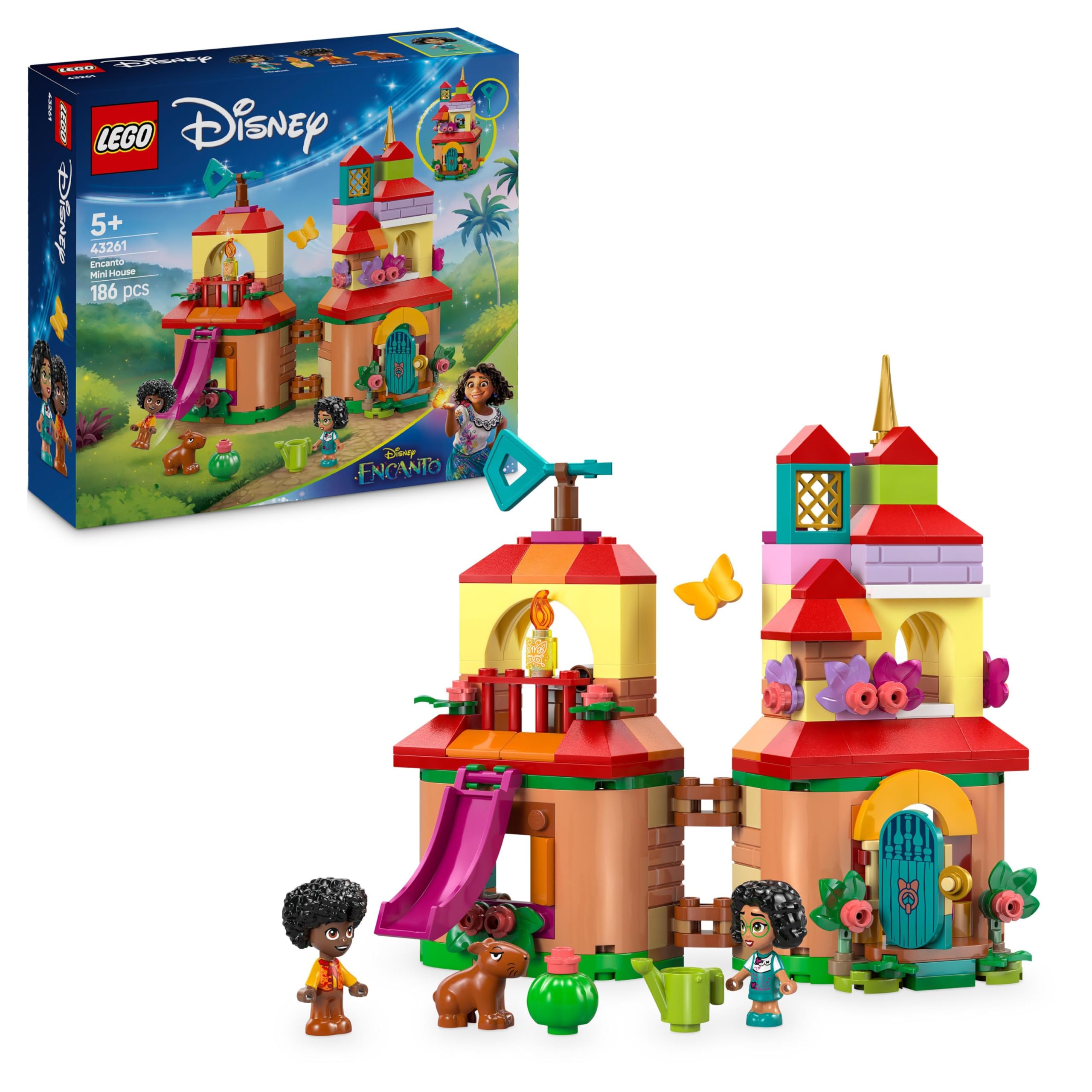 LEGO ǀ Disney Encanto Mini House Toy with Princess Mirabel & Antonio Madrigal Micro Dolls