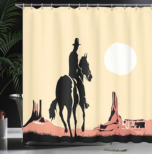 Miniatura 3 de Juego de cortina de regadera Ambesonne Collection, tela de poliéster