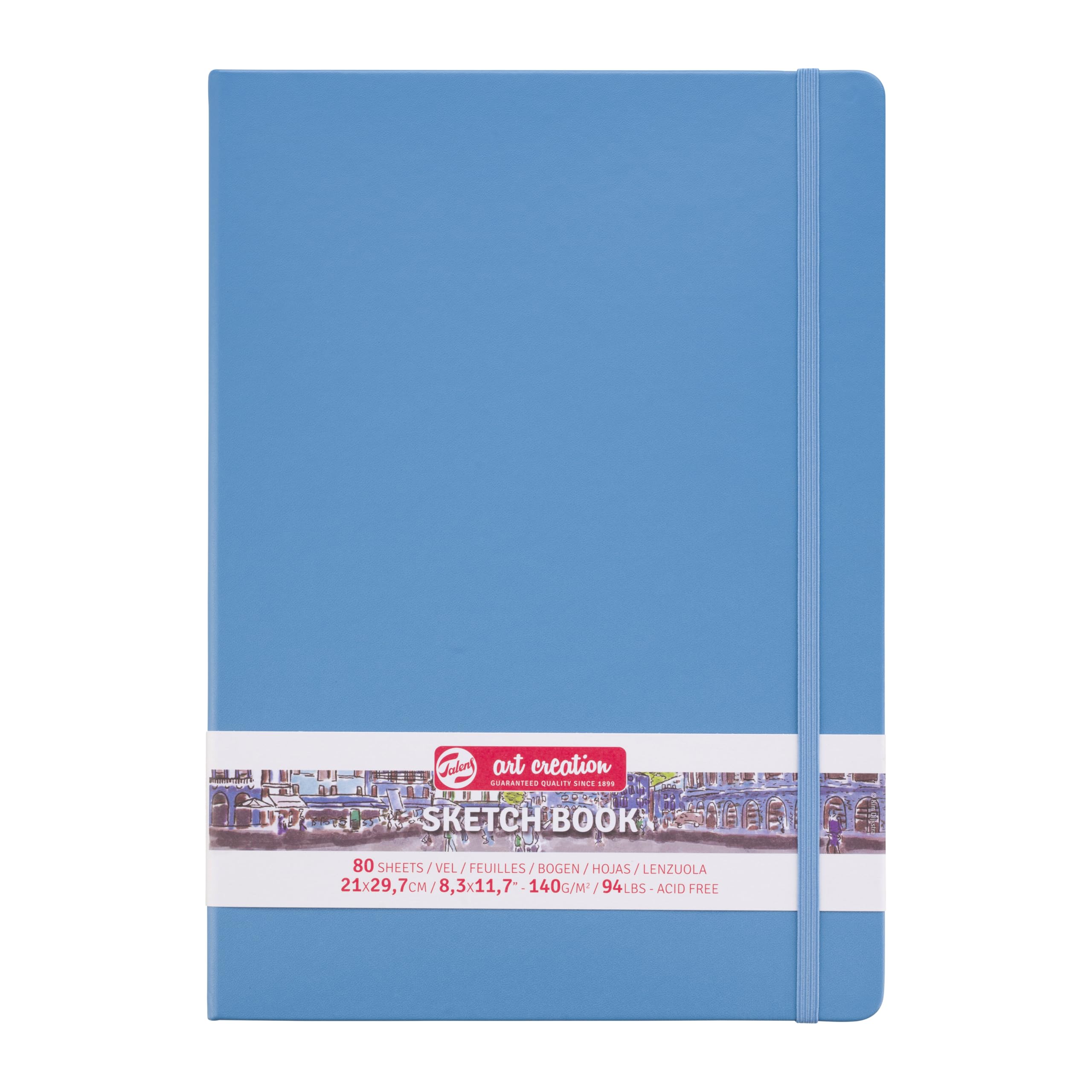 Talens Art Creation Sketchbook 80 Sheets, 21 cm x 29.7 cm, Lake Blue