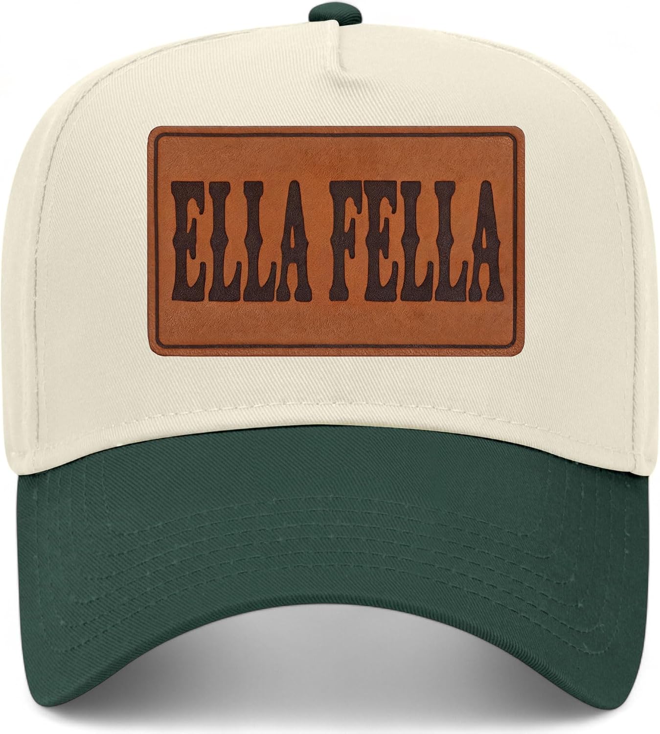 BROTHER TRUCKERS Ella Fella Leather Patch Hat