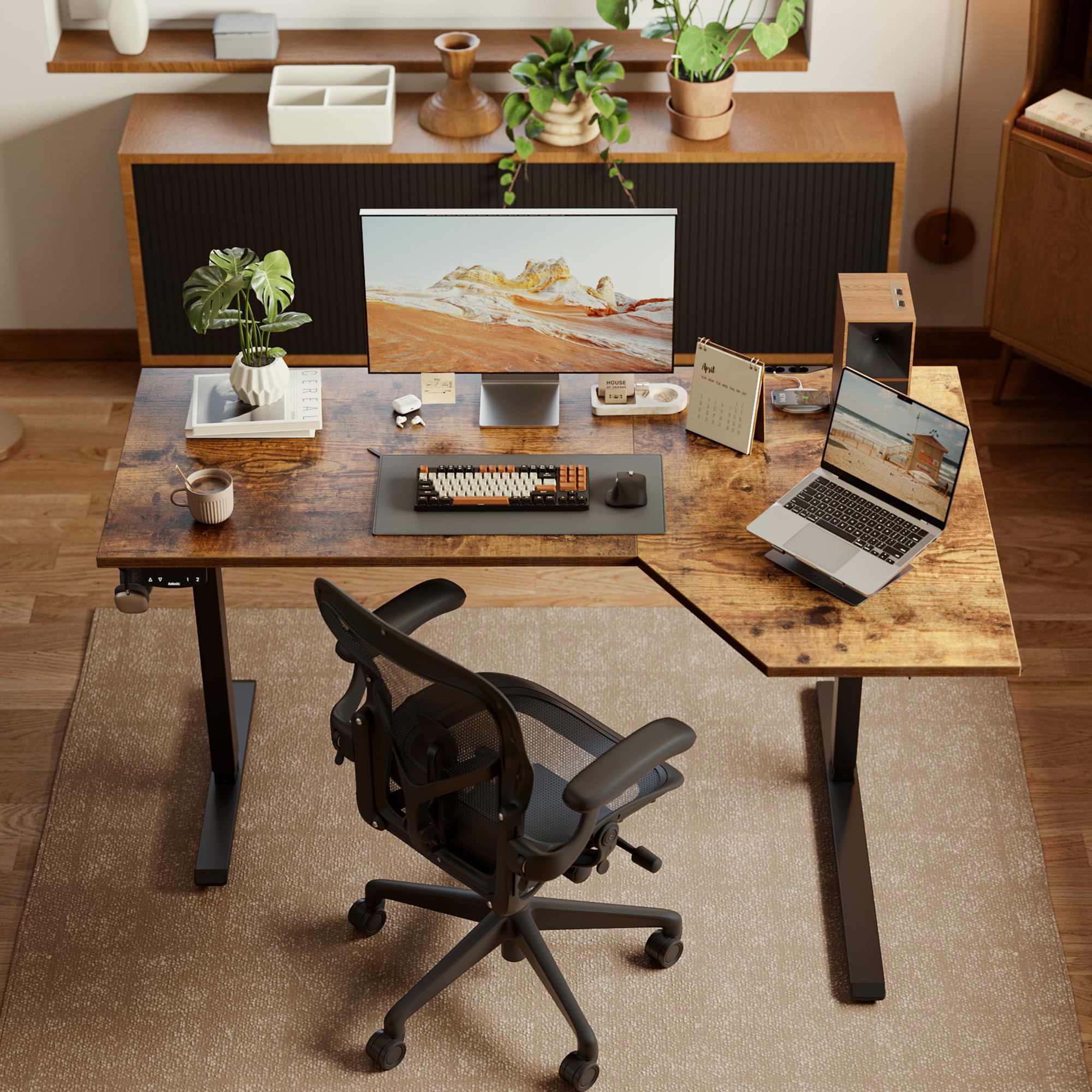 Agilestic L-Shaped Electric Standing Desk Gallery Image