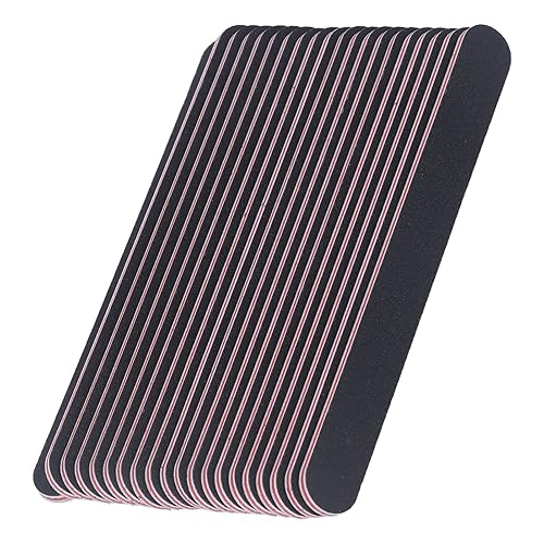 Palitos de lijado, 20 unidades de palitos de lija de doble cara para pulir palos de pulido de madera herramientas de lijado para aficionados y