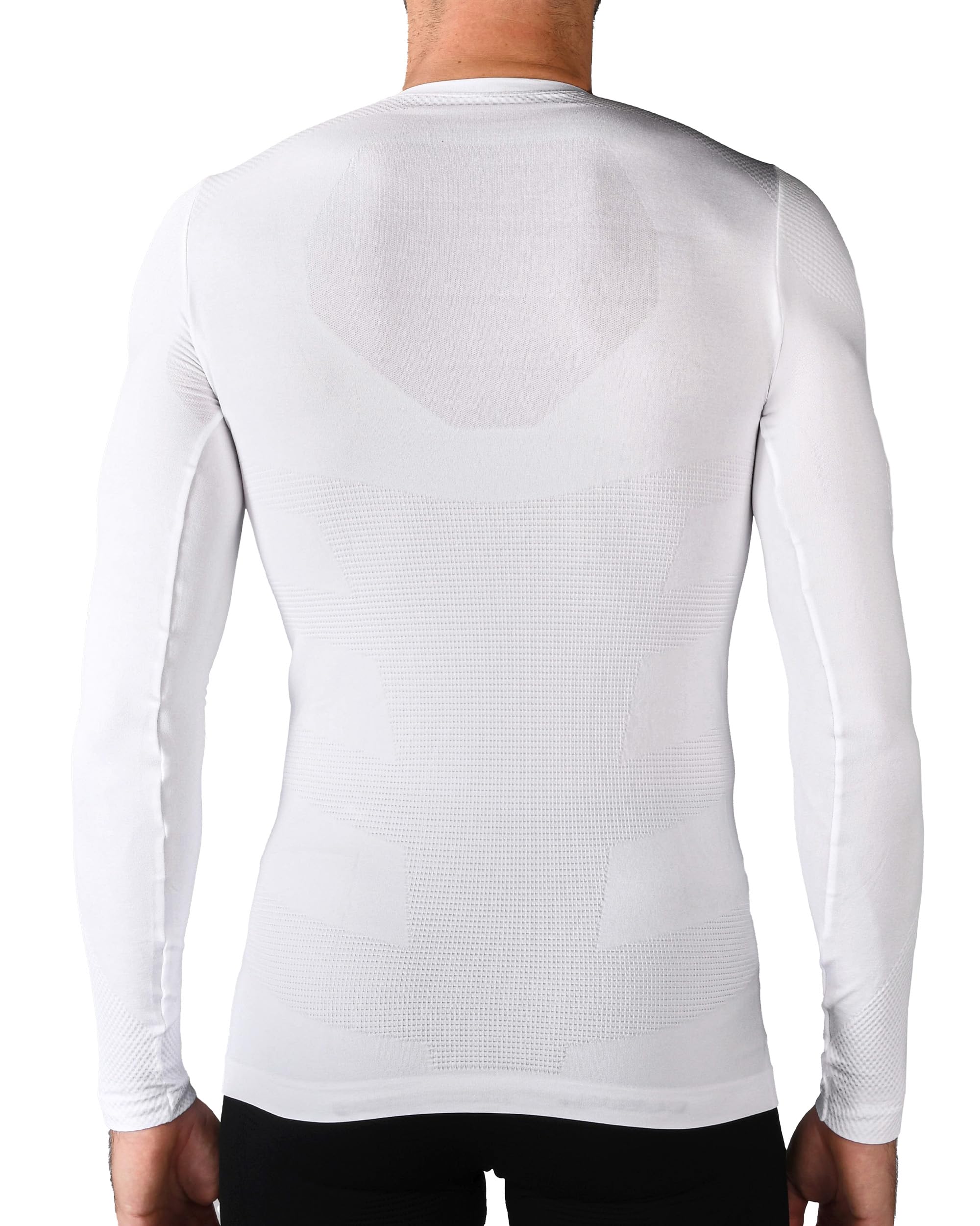 Iron ic - T-Shirt Homme Manches Longues Seamless Thermique et Doux - Coupe Slim Confort - Art. 201771