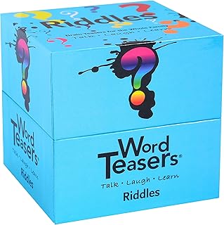 Riddles - Riddle Game for Kids, Teens & Adults - Fun & Funny Brain Teaser Puzzles - Great Card Game for Kids/Fun Travel Game - 150 Riddle Cards