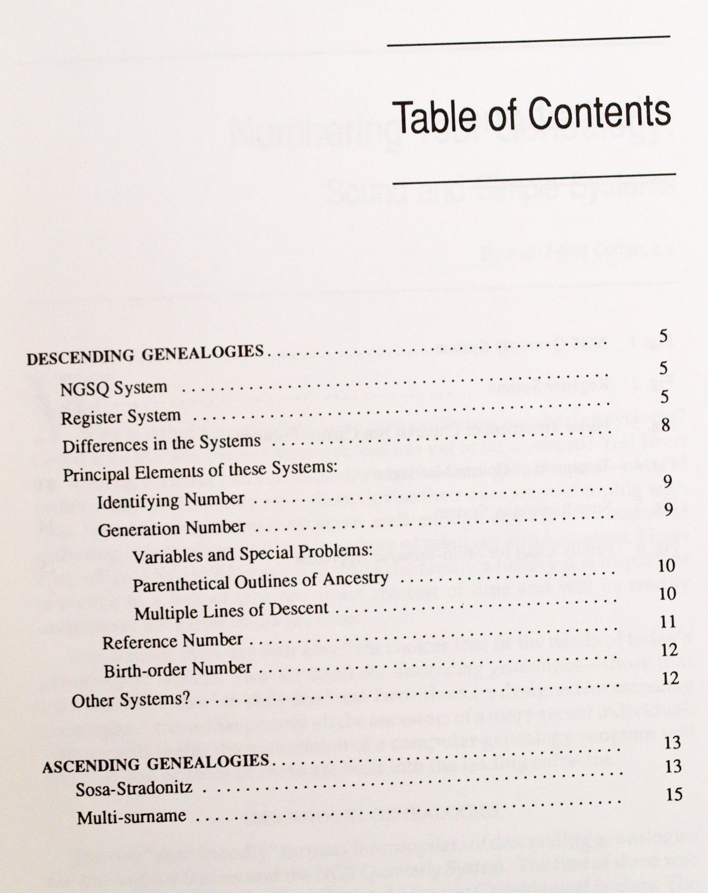 Numbering Your Genealogy: Sound and Simple Systems (Special Publications of the National Genealogical Society, Band 59)