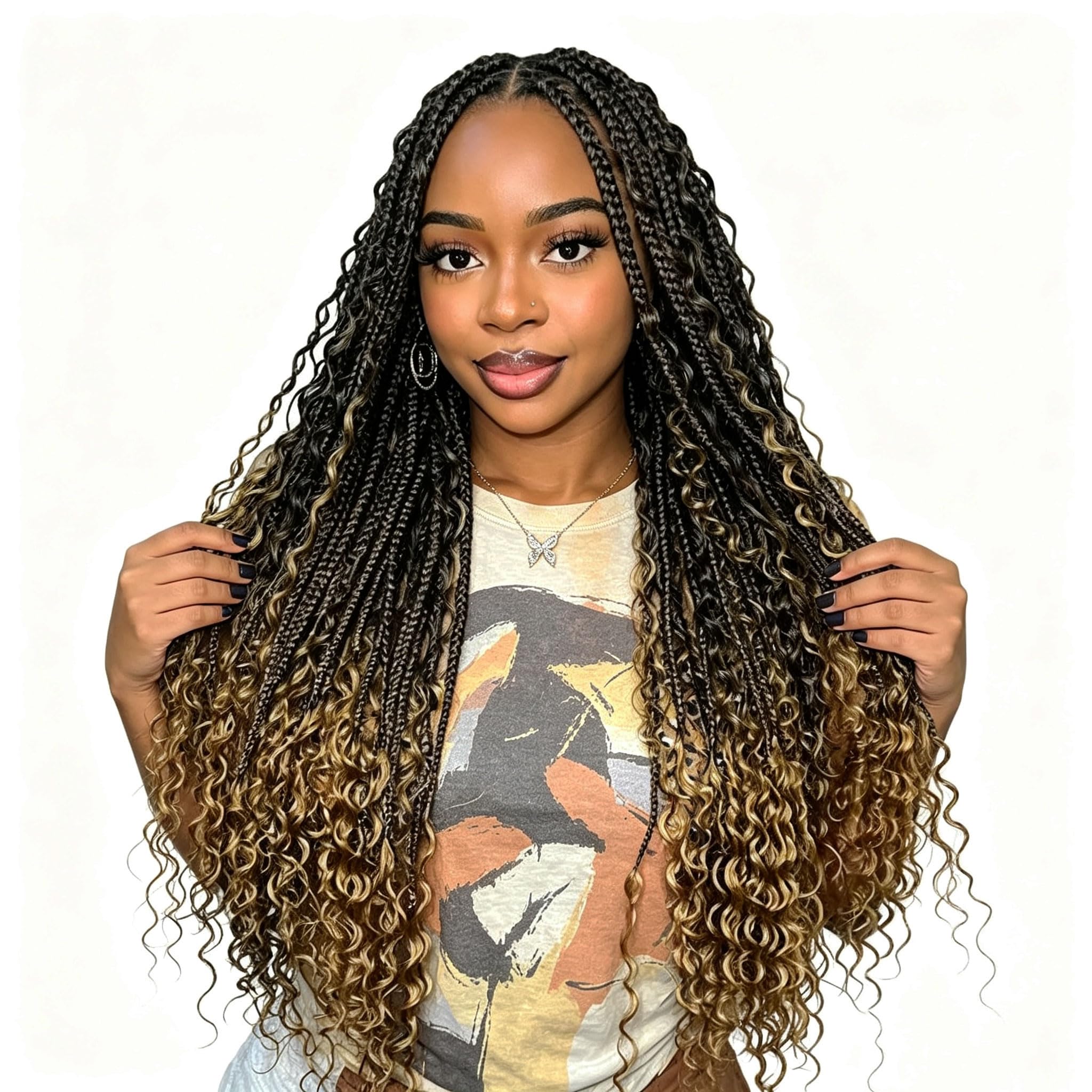 Amazon.com : Goddess Box Braids Crochet Hair For Black Women With