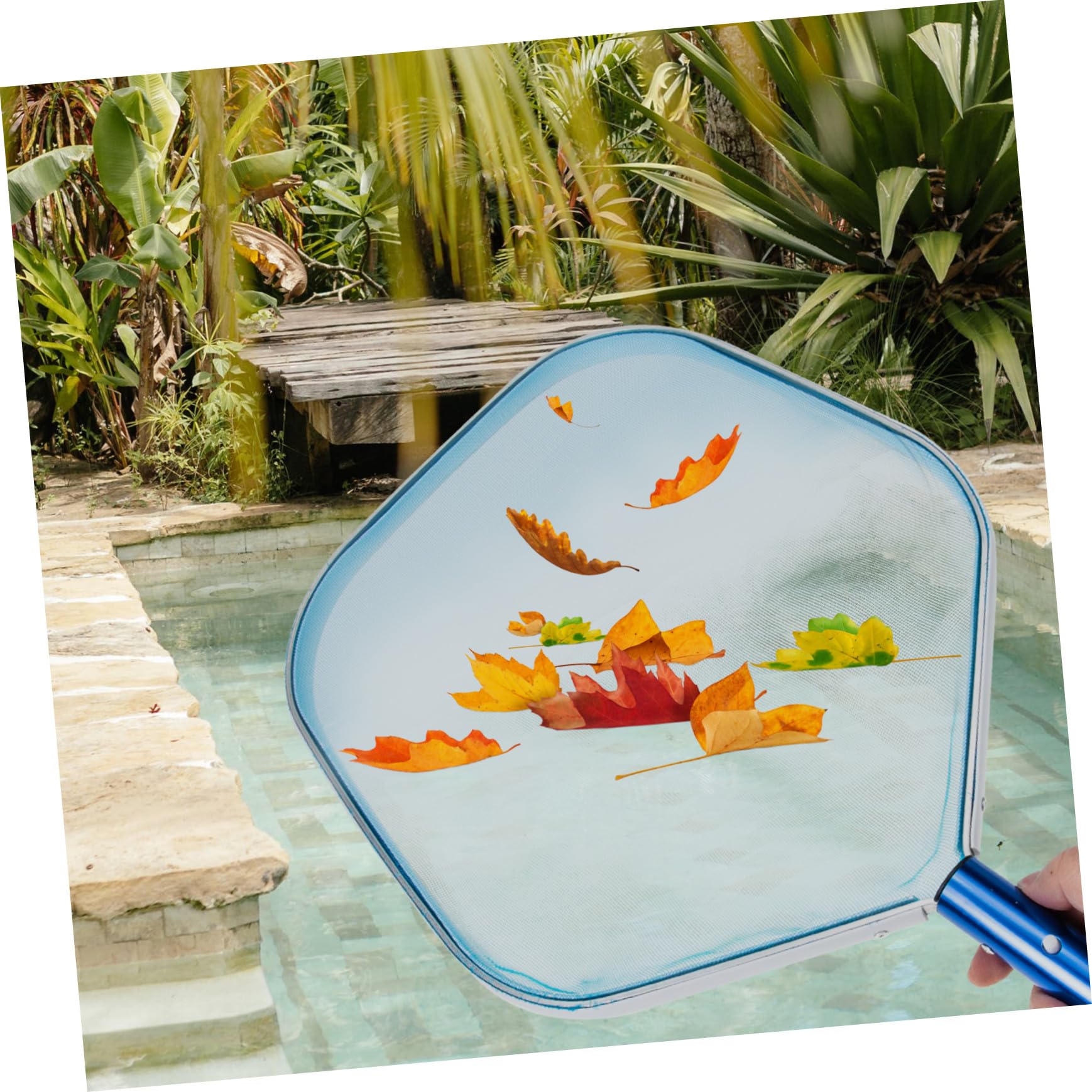 Feinmaschiger Pool Laubkescher mit Aluminiumrahmen für Schwimmbadreinigung