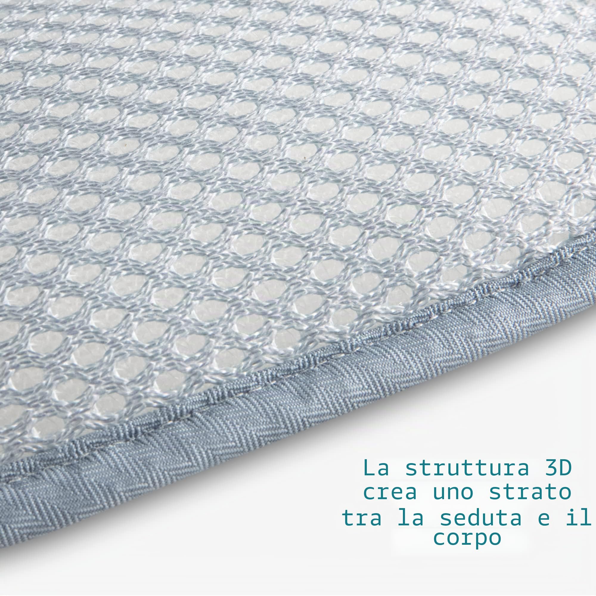 Navaris Copertina Copri Seggiolino Auto Universale Spugna - Fodera Copriseggiolino Estivo Antisudore Bambini - Copriseduta Traspirante Lavabile 73x36cm