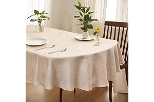 Lavish Oval Tablecloth: Elevate Your Dining Experience with Sophisticated Elegance