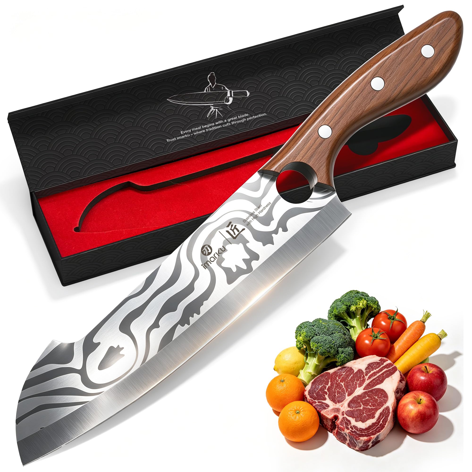 imarku Brisket Knife - 12 Inch, Japanese High Carbon Stainless Steel — Amazon image 16