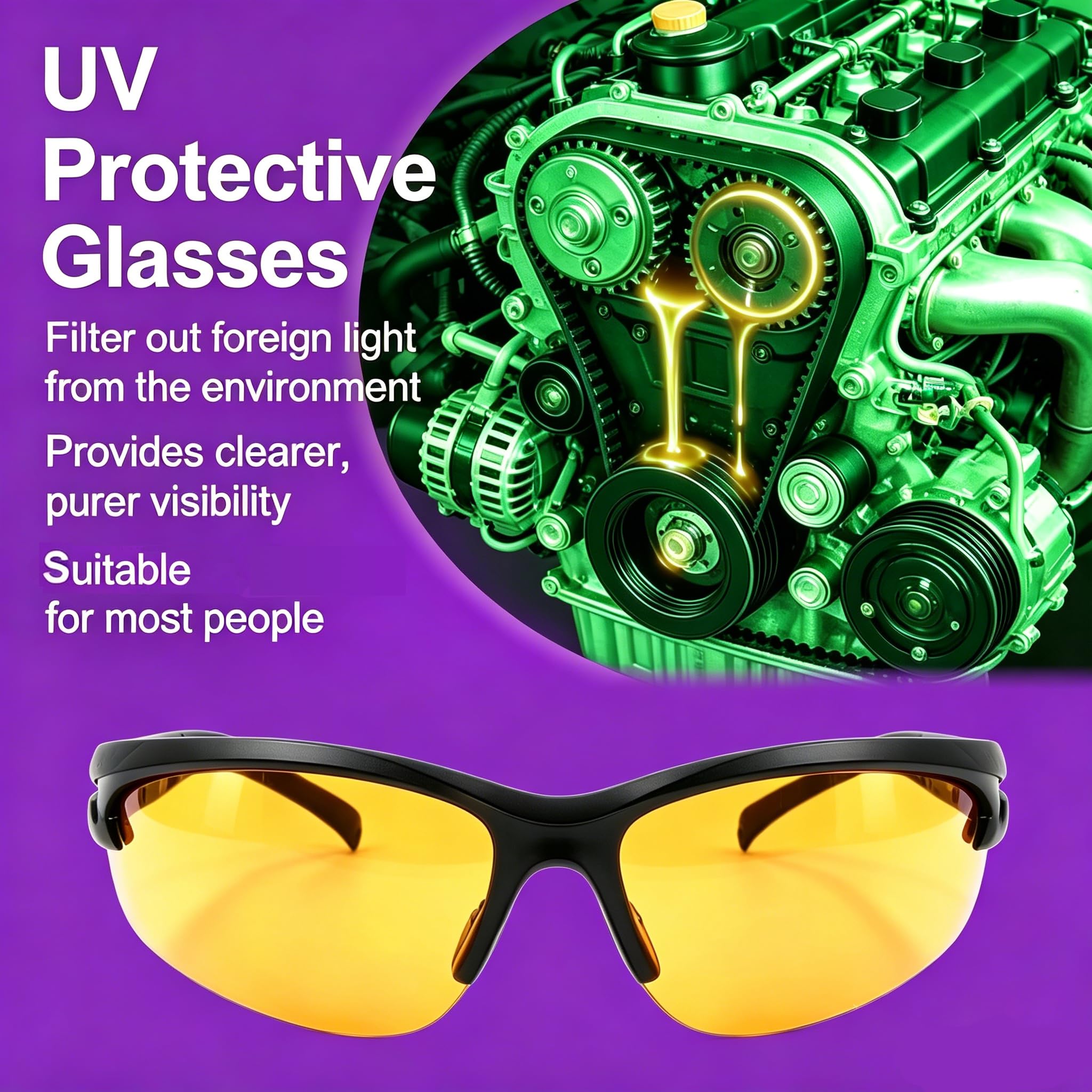 Linterna UV de alta potencia de 365 nM, linterna de luz negra de 30 W, linterna LED ultravioleta brillante UV para exteriores, hogar e inspección, detección de orina de mascotas, mineral y jade