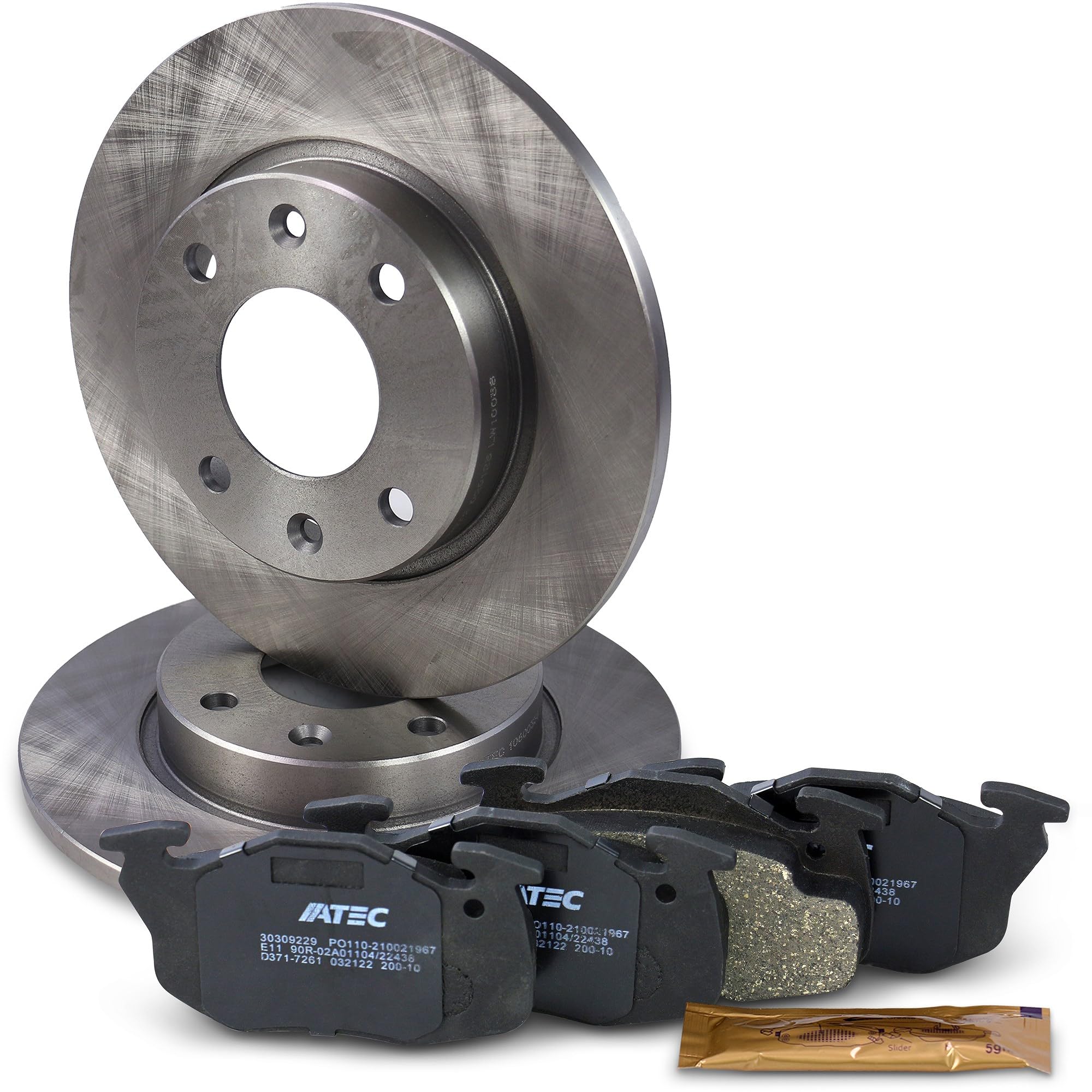 ATEC Germany Kit de frein avant avec disques Ø 247 mm ventilés + plaquettes | Compatible avec: CITROËN SAXO, PEUGEOT 106 I, 106 II, 106 Van II Kasten/Schrägheck