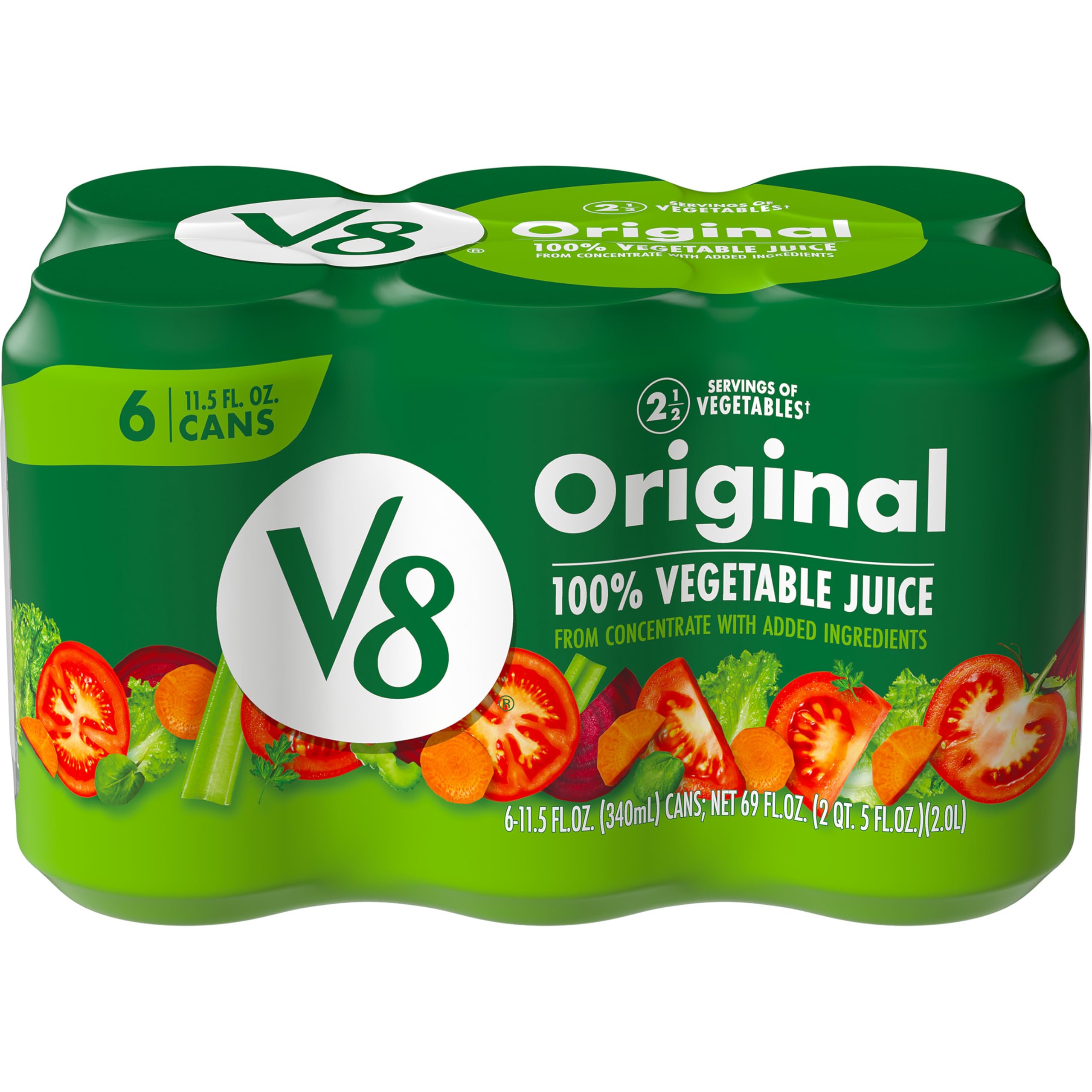 V8, Zumo de verdura - 6 unidades
