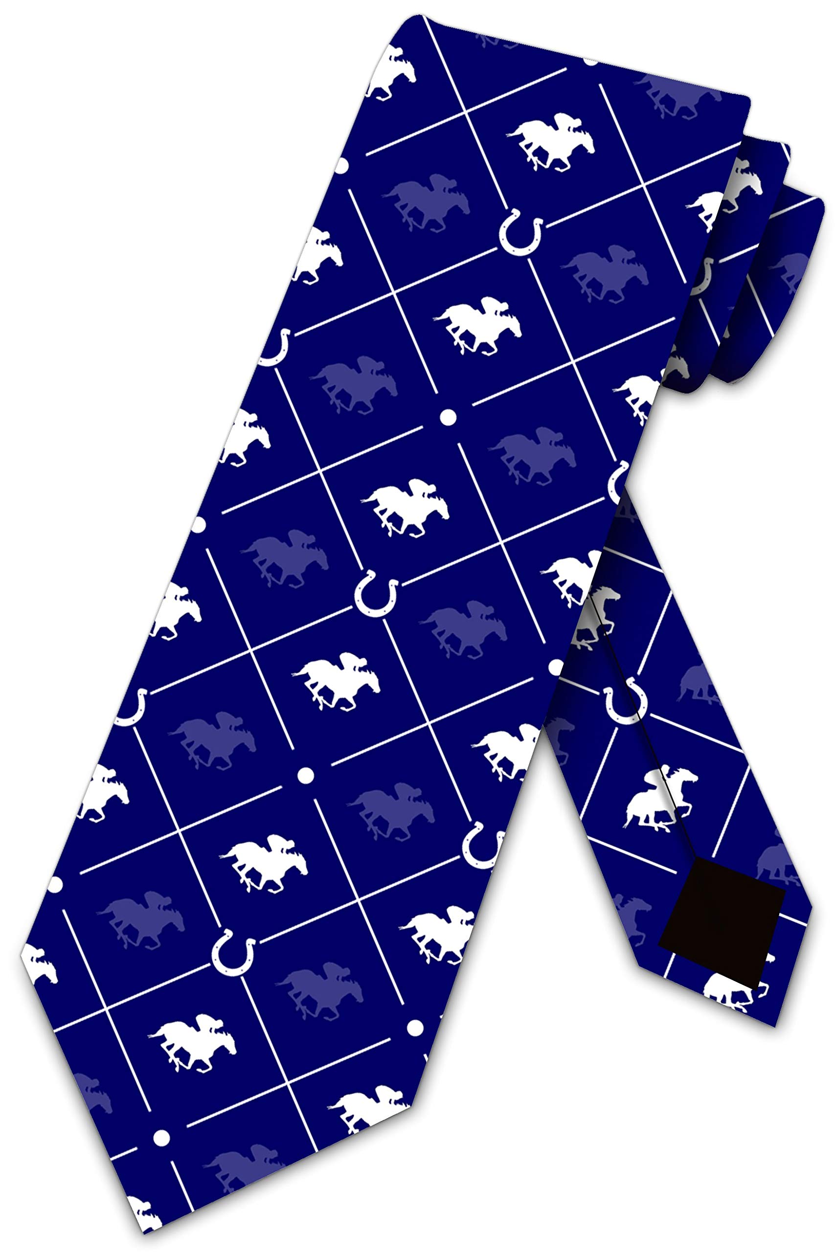 BHHJKK Horse Racing Ties Mens Equestrian Sports Business Necktie