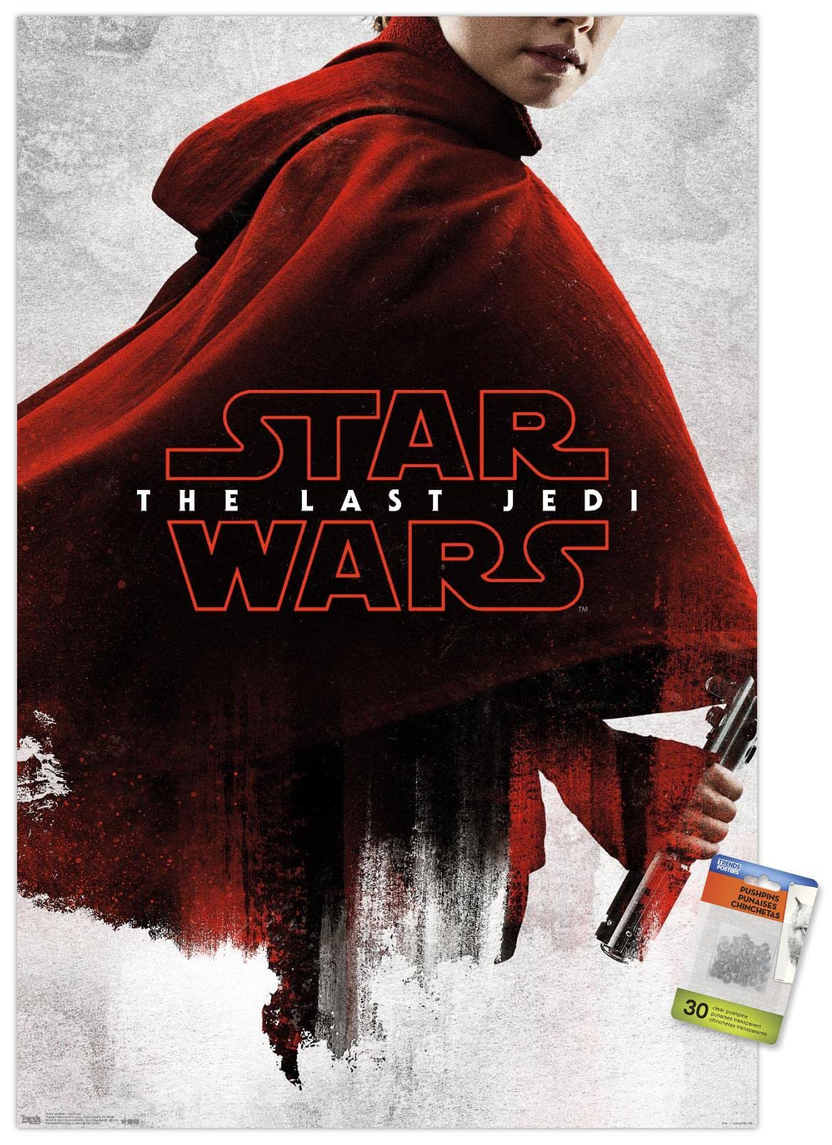 Amazon.co.jp: スターウォーズ 最後のジェダイ レッドレイ壁ポスター