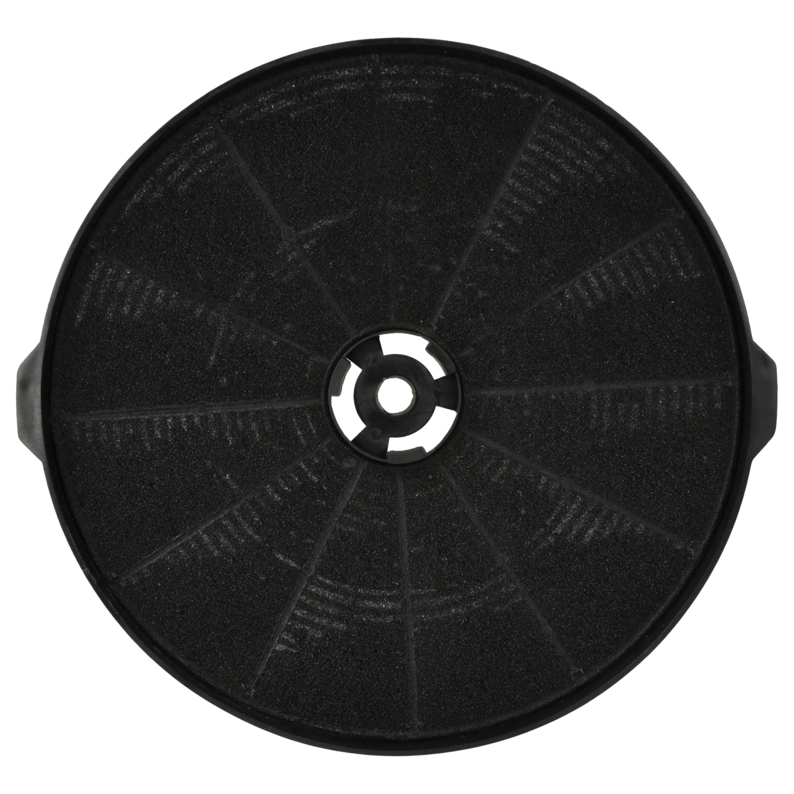 vhbw 10 x filtr z węglem aktywnym kompatybilny z Respekta CH 44090 GAM okap kuchenny - 17,5 cm