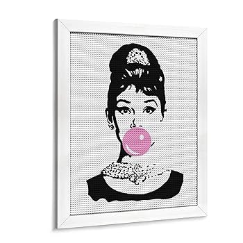 Amazon | オードリー・ヘップバーン ダイヤモンドアート 5D