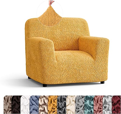 Miniatura 39 de PAULATO BY GA.I.CO. Funda elástica para sofá - Cubierta elástica para sofá - Elegante cubierta para cojines de sofá - Funda de tela de poliéster