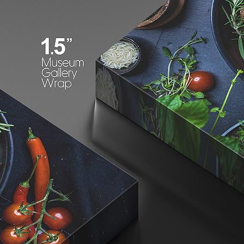 Miniatura 4 de wall26 Lienzo impreso para pared, pimienta picante, tomate, arroz, curry indio, comida y cocina, fotografía, realismo, decorativo, escénico,