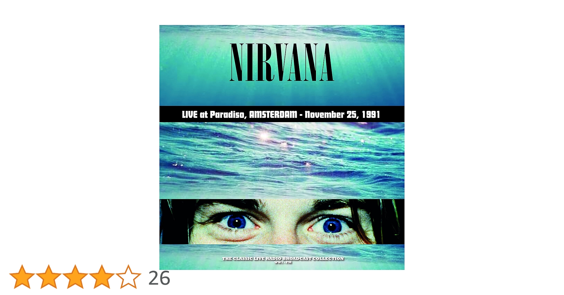 Nirvana ニルヴァーナ　Paradiso CD 1991 Nirvana – Live At Paradiso, Amsterdam - November 25, 1991 LP
