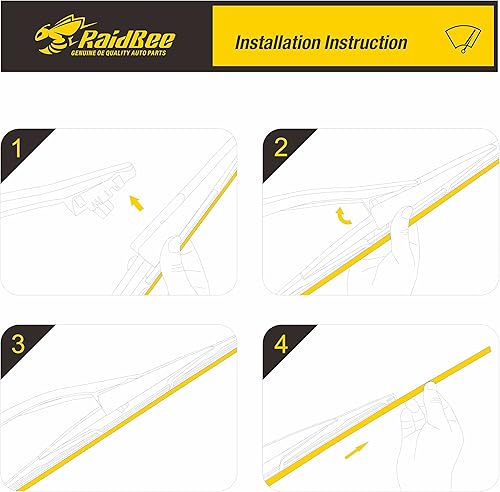 Miniatura 7 de Limpiaparabrisas trasero, limpiaparabrisas trasero de 10 pulgadas compatible con Jeep Renegade 2021, 2020, 2019, 2018, 2017, 2016, 2015, repuesto de