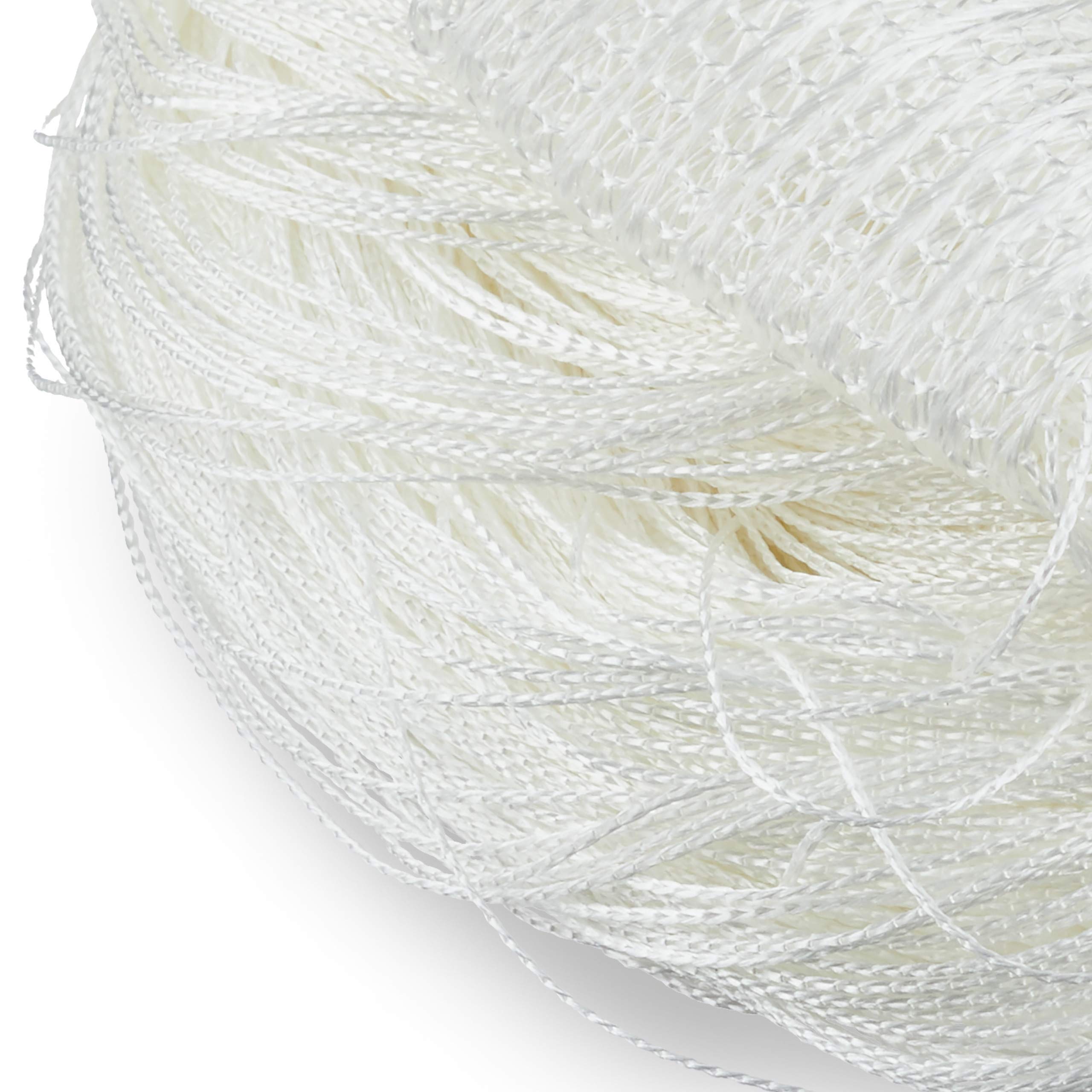 Relaxdays Rideau Fils, Lot de 5, Rideau de Porte ou fenêtre, 145 x 245, Rideau Spaghetti, pour Tringle, Peut être Raccourci, Blanc