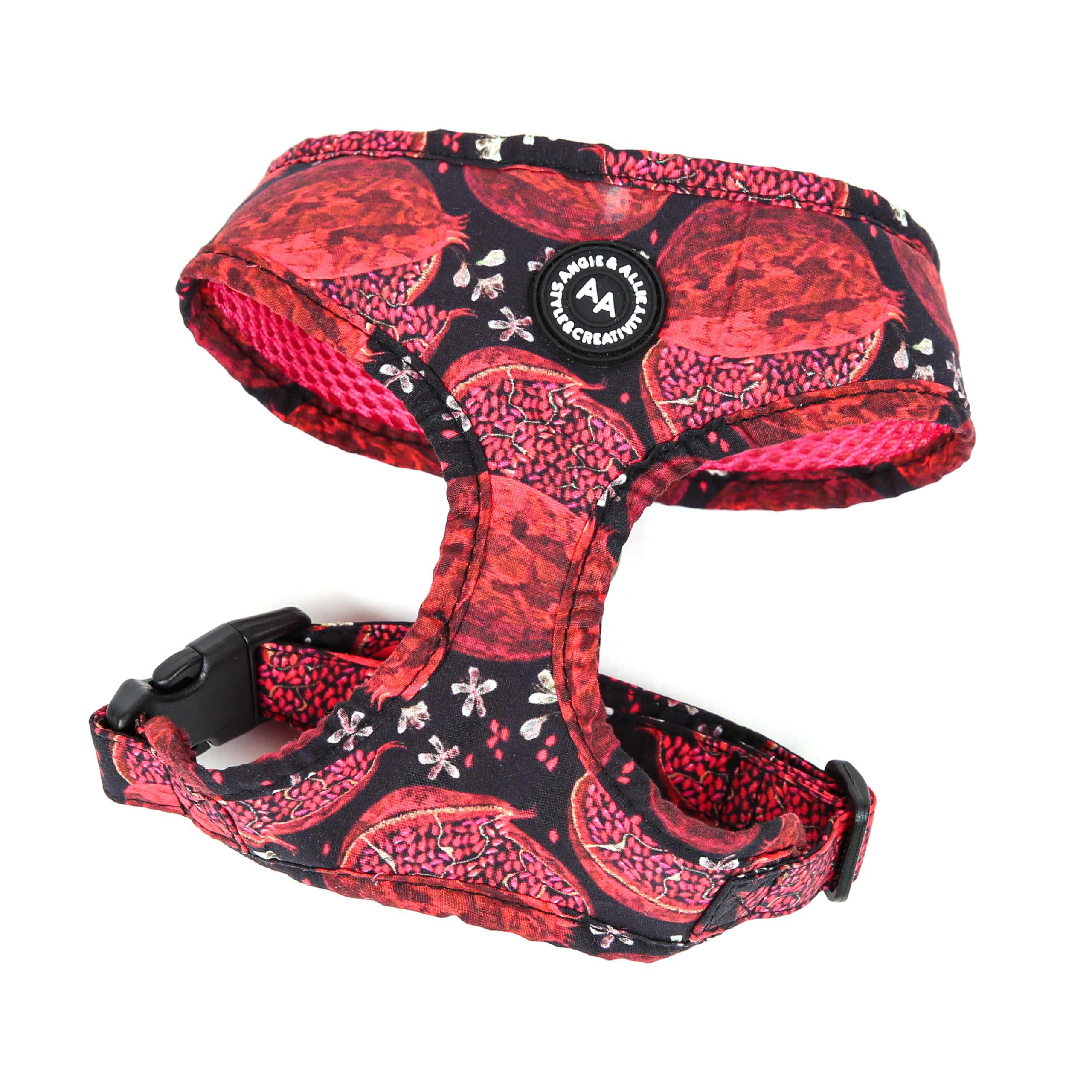 Angie and Allie Organic Cotton Dog Harness,No Pull Pet Harness with Leash D-Ring,Adjustable Soft Padded Dog Vest,Comfortable,Sustainable,Breathable