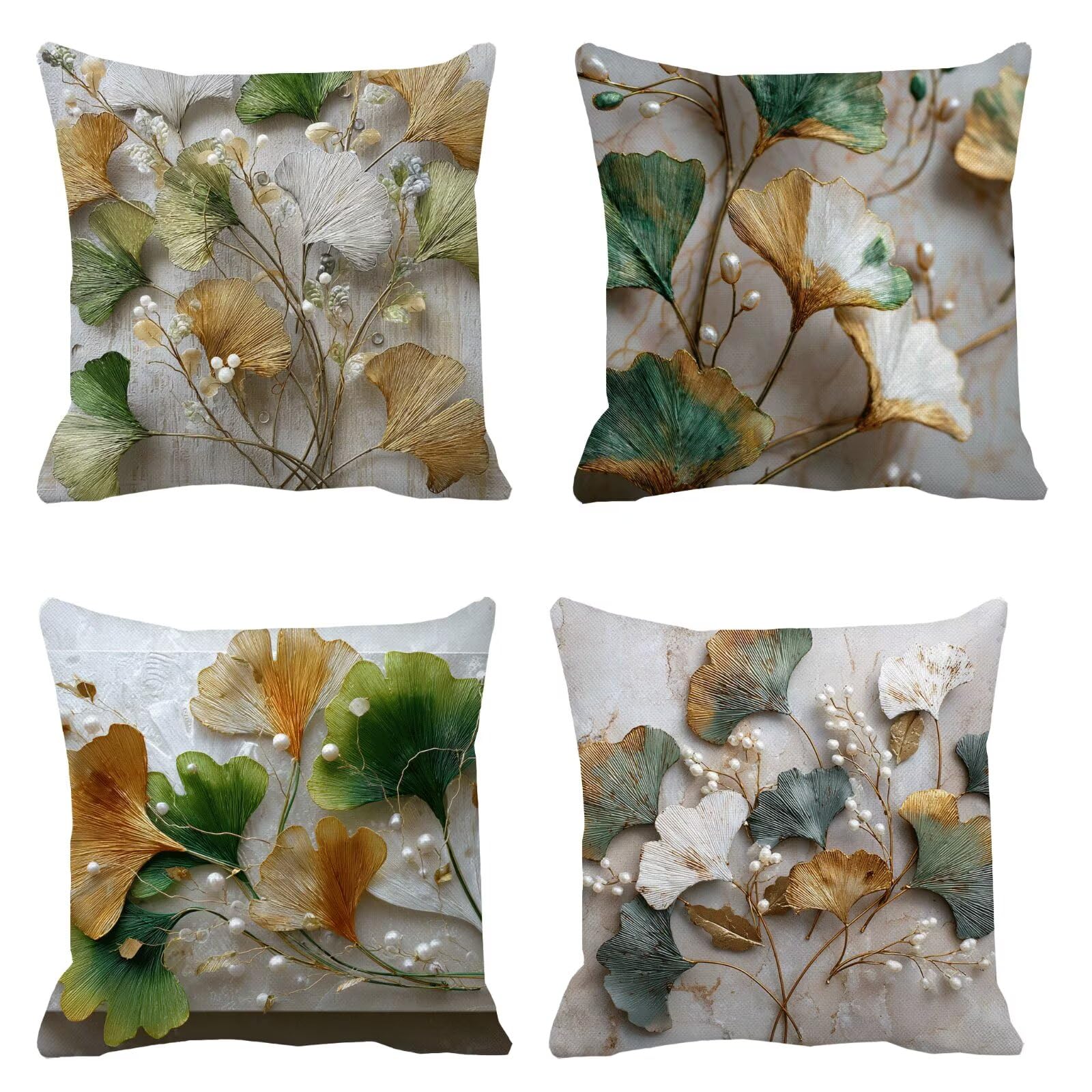 Housses de coussin 60x60 en velours perlé pour un salon chic cet automne