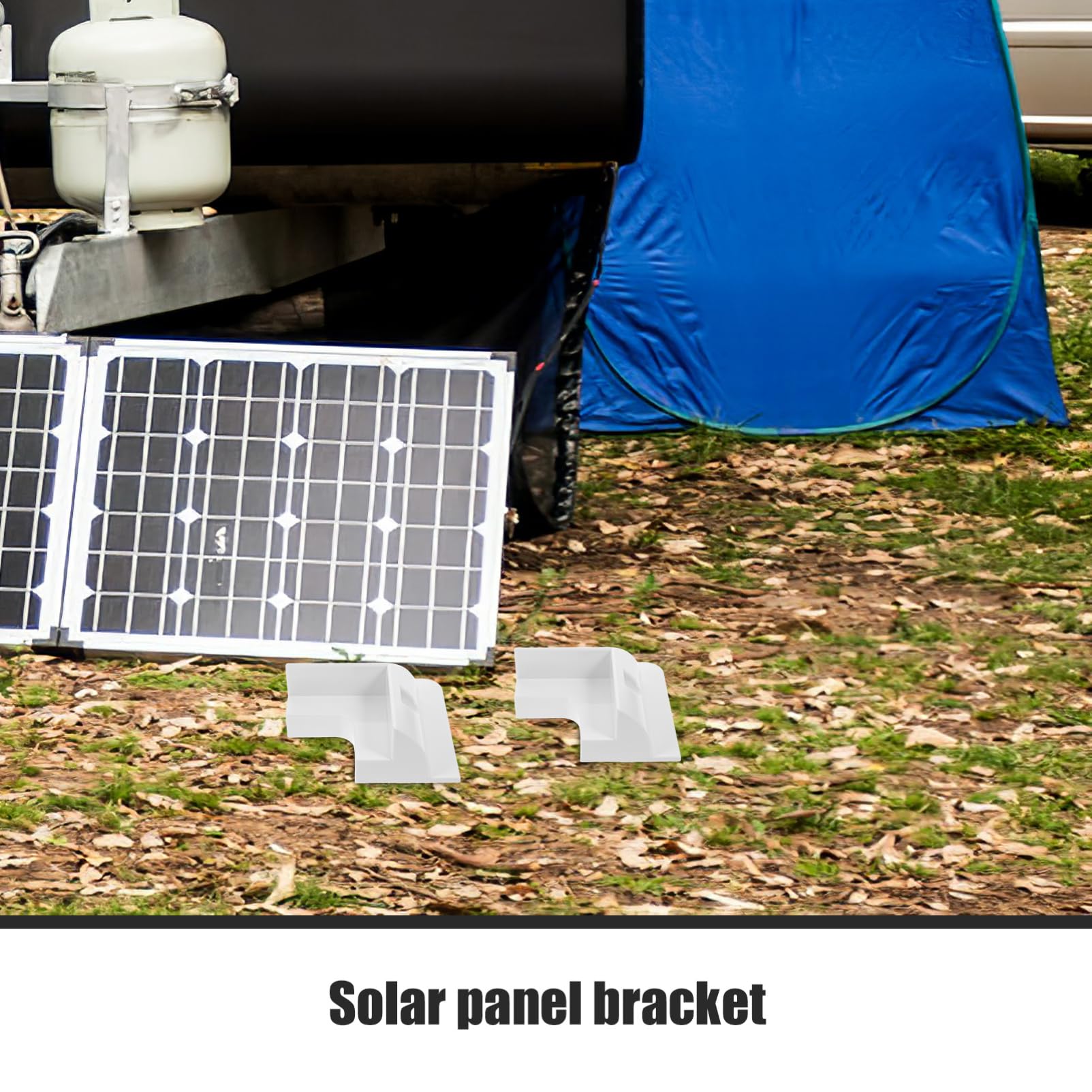 Supporto per Pannello Solare Montaggio senza Fori Abs Bianco
