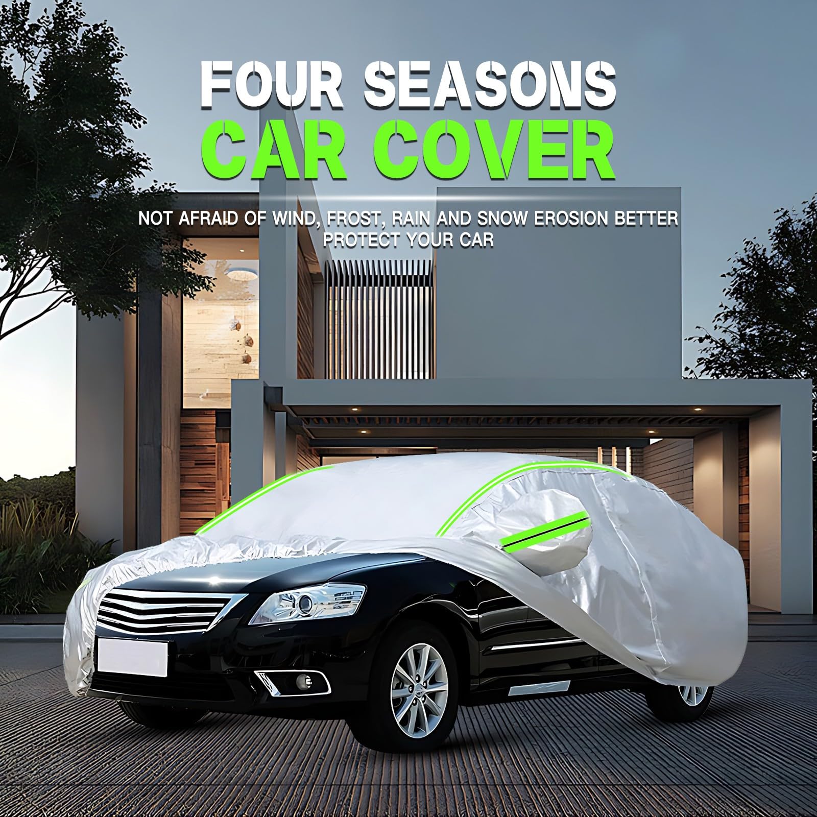 Telo Copriauto Antigrandine Per VW T-Roc 2017-2024 - Tessuto Oxford Impermeabile E Anti-UV