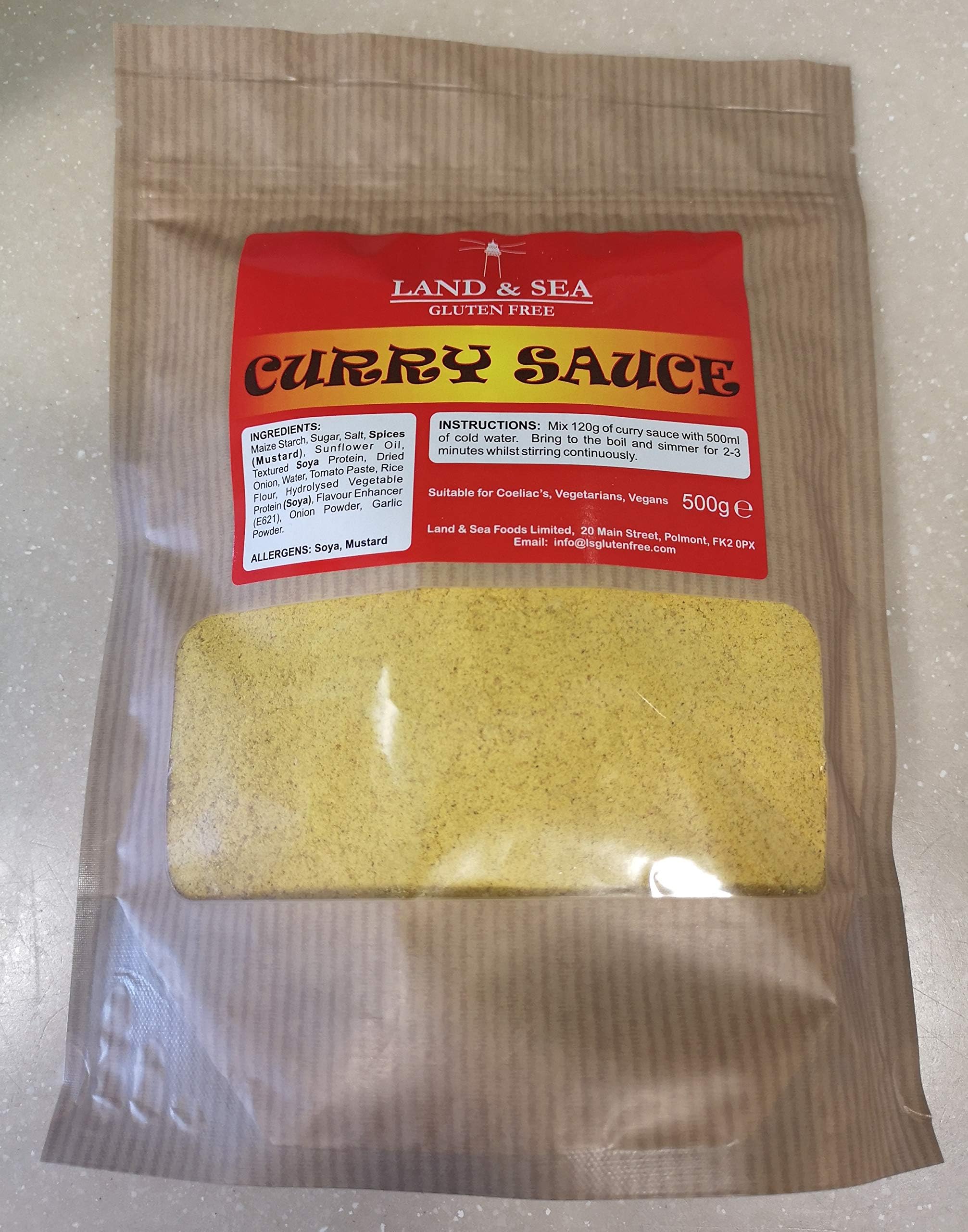 Land & Sea Gluten Free Chippy Curry Sauce 500g