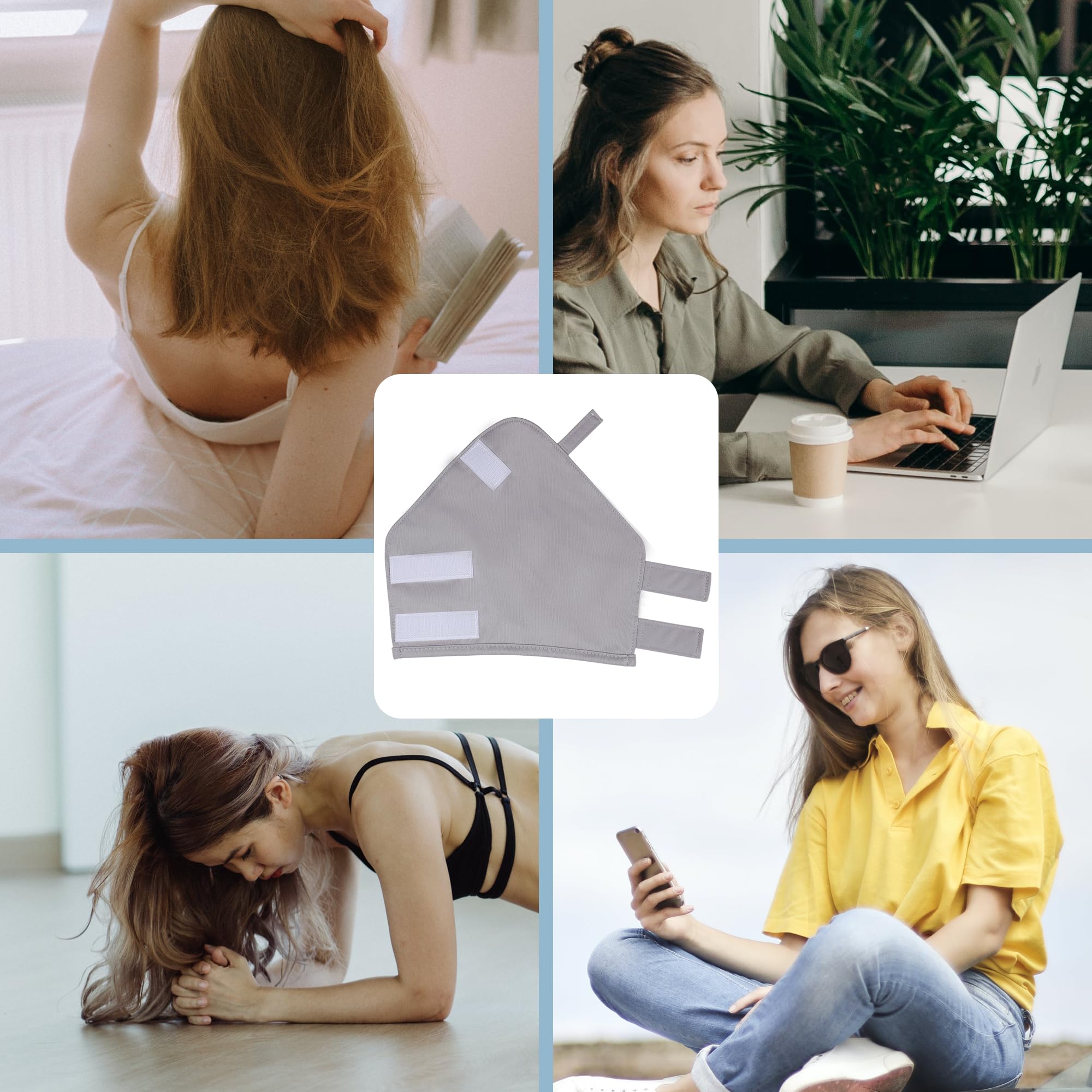 Amazon | Leekalos ヒマシ油パック 手用 再利用可能なオーガニック