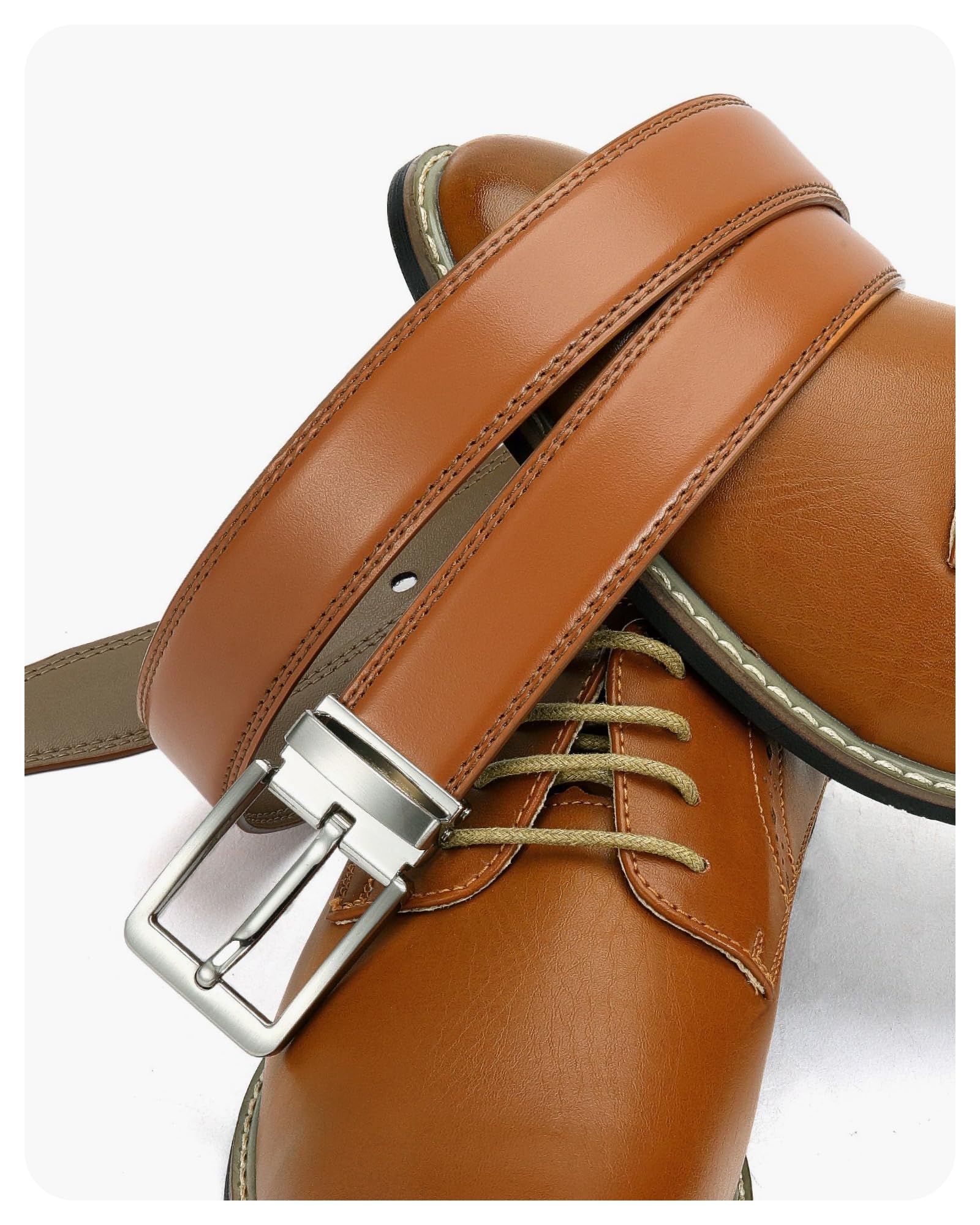 CHAOREN Mens Belt Leather - 1.25