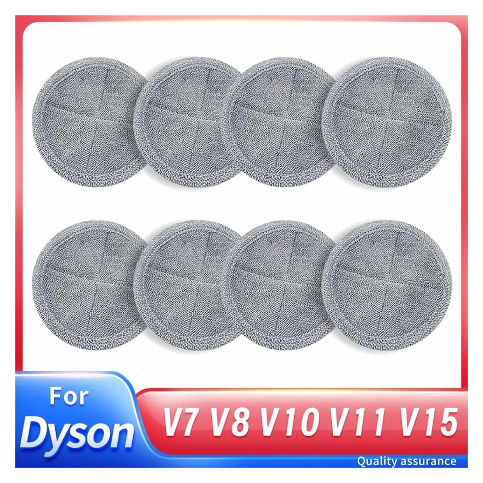 Compatibile Con Dyson Electric Mop Lavabile Rimovibile Panno For Pulizia Pulizia In Microfibra Riutilizzabile Facile Installazione Parti Di Ricambio Lavaggio Del Pavimento | 24pcs