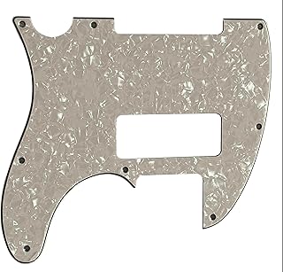 Guitar Parts For Fender Esquire Telecaster 8-Hole P90 Guitar Pickguard (4 Ply Ivory white pearl)