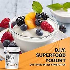 It\'s Just! - Inulin Prebiotic Fiber, Water Soluble, Chicory Root Powder, Promotes Gut Health, Made in USA, Product of Belgium, Vegan/Keto Friendly