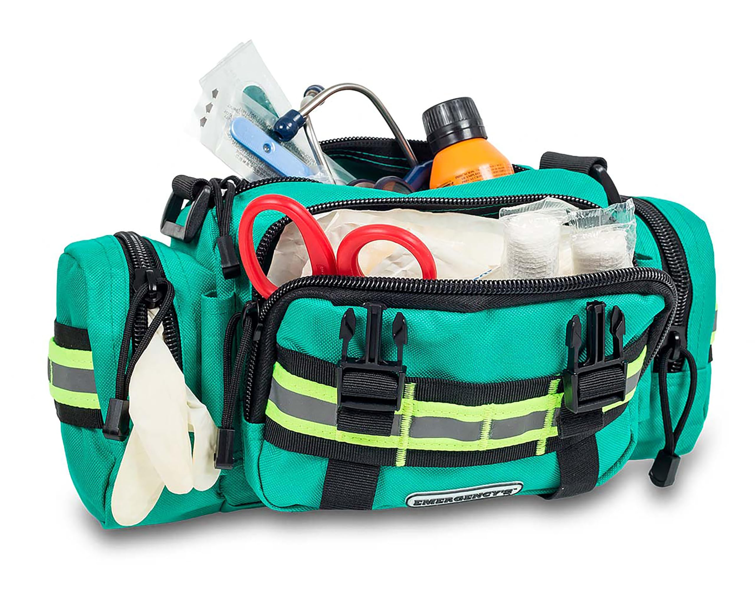 Elite Bags, EMS, Riñonera de rescate, Botiquín primeros auxilios, Verde