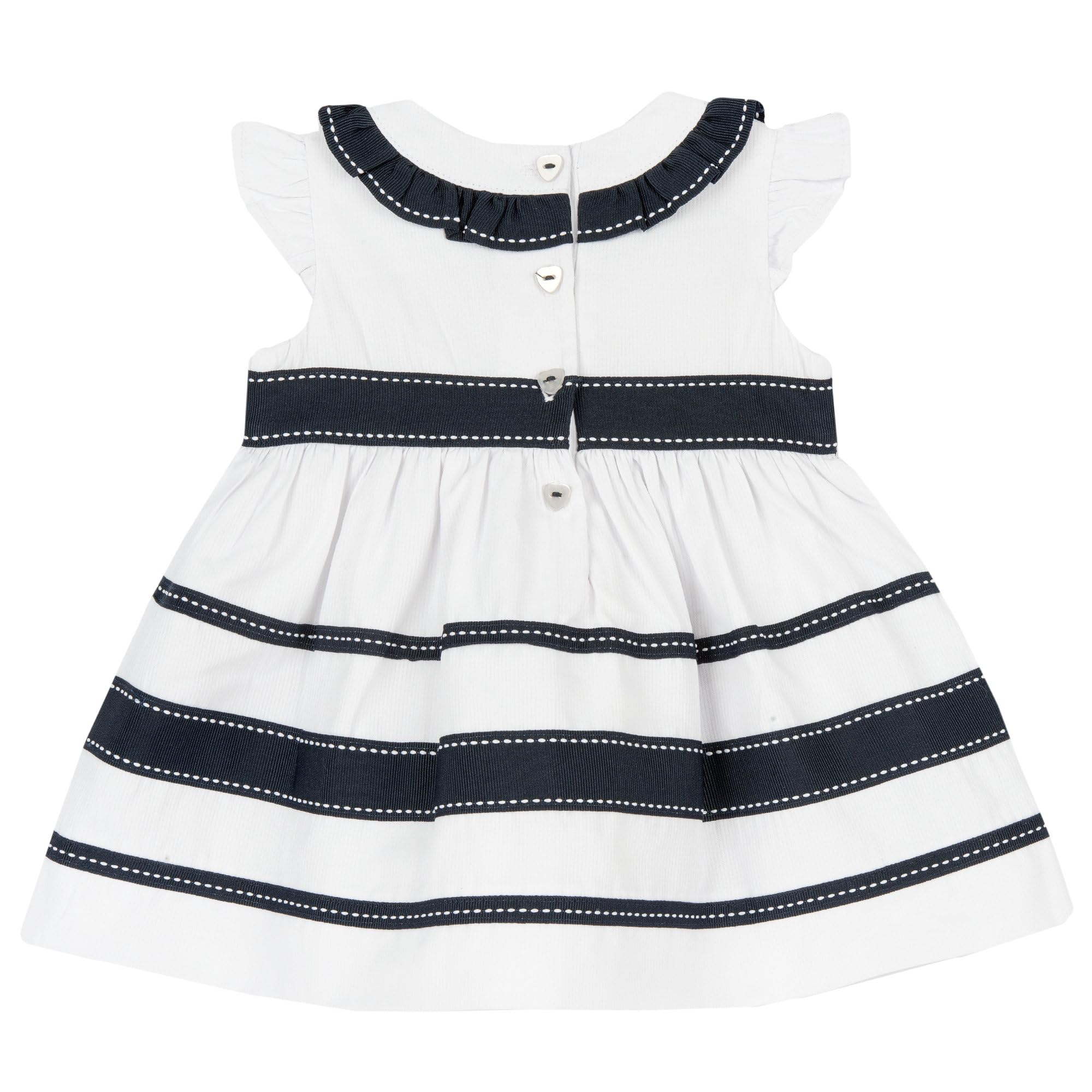 Chicco, Vestito Bambina, Vestito Elegante Bambina a Maniche Corte, in Cotone Leggero, Ideale Come Abito Cerimonia, Abbigliamento Bambina, Designed in Italy