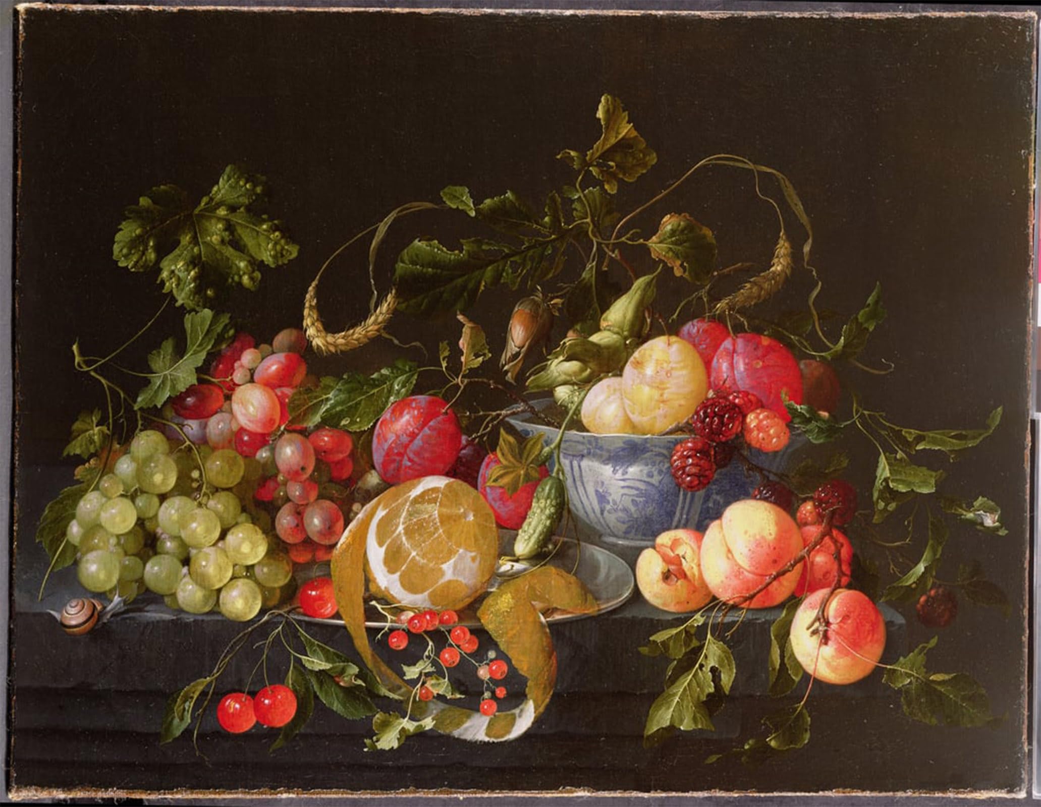 Cuadro de lienzo de bodegón Cornelis De Heem 60x90cm para decoración de paredes 5