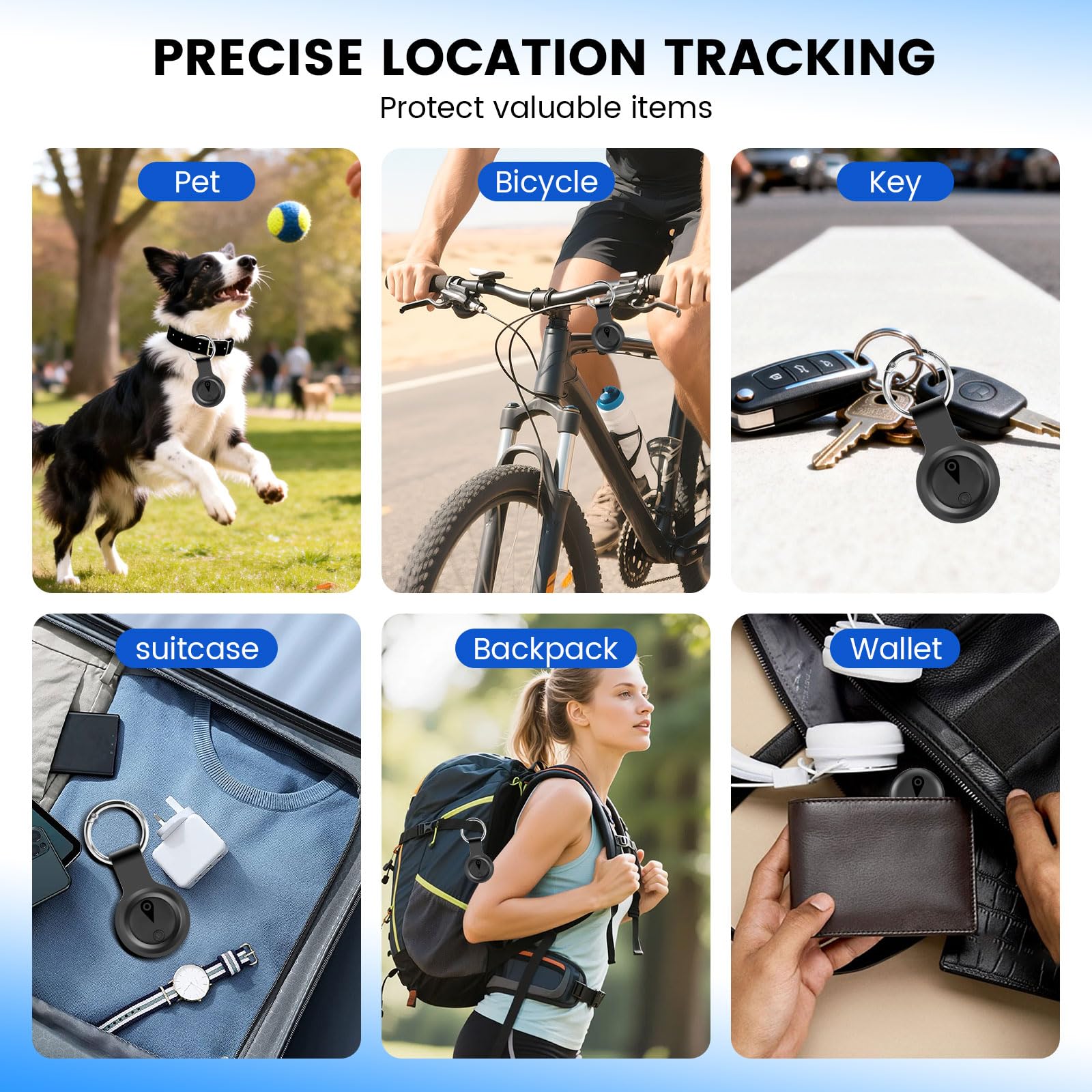 Mini Tracker Magnetisch – Fahrzeugortung ohne monatliche Gebühr, Echtzeit-Tracker mit Smartphone-App für Android & iOS, Auto Tracker, für Autos, Fahrräder, Gepäck, Haustiere