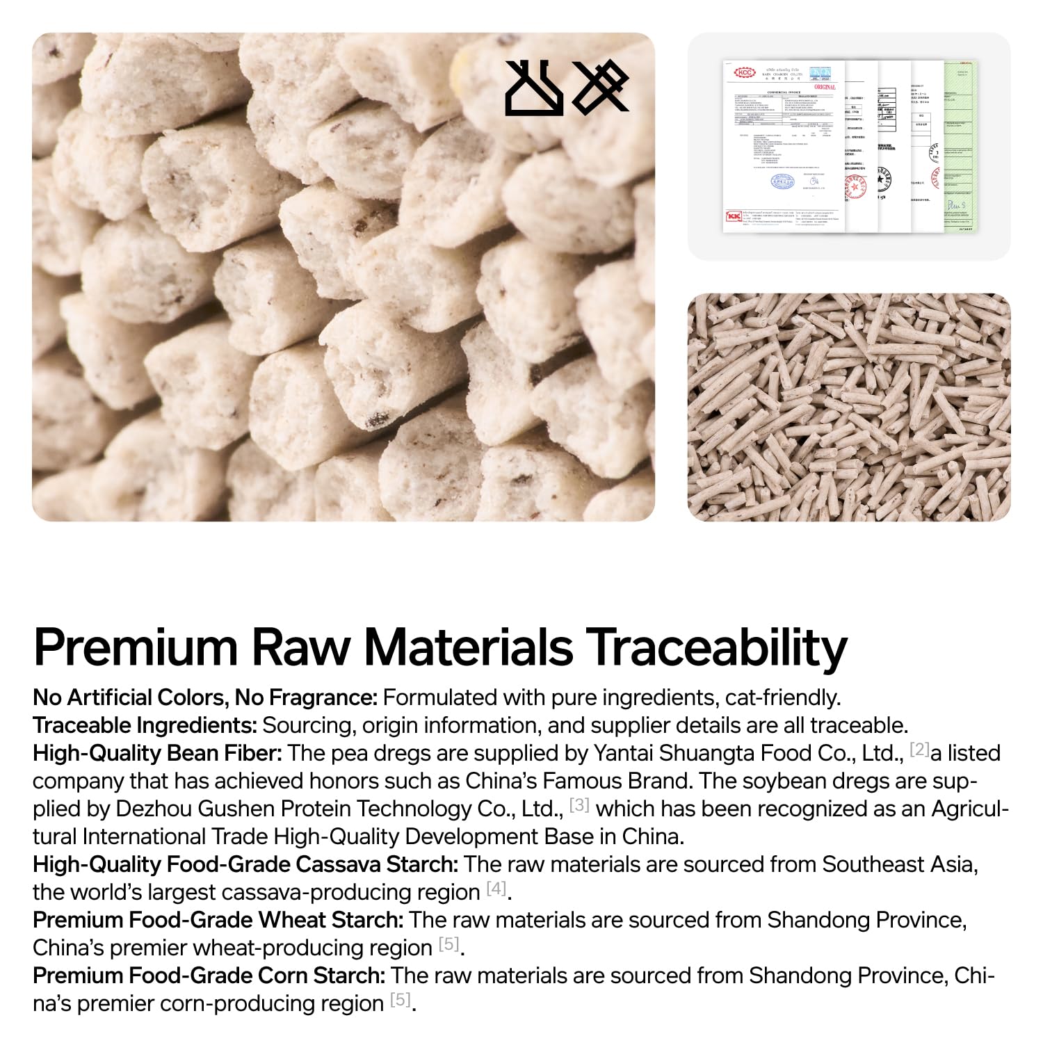 pidan Arena de tofu para gatos con café molido reciclado, aglutinante, desechable, arena a base de plantas, ultra absorbente y de secado rápido, arena de ingredientes 100% naturales, sin polvo, menos