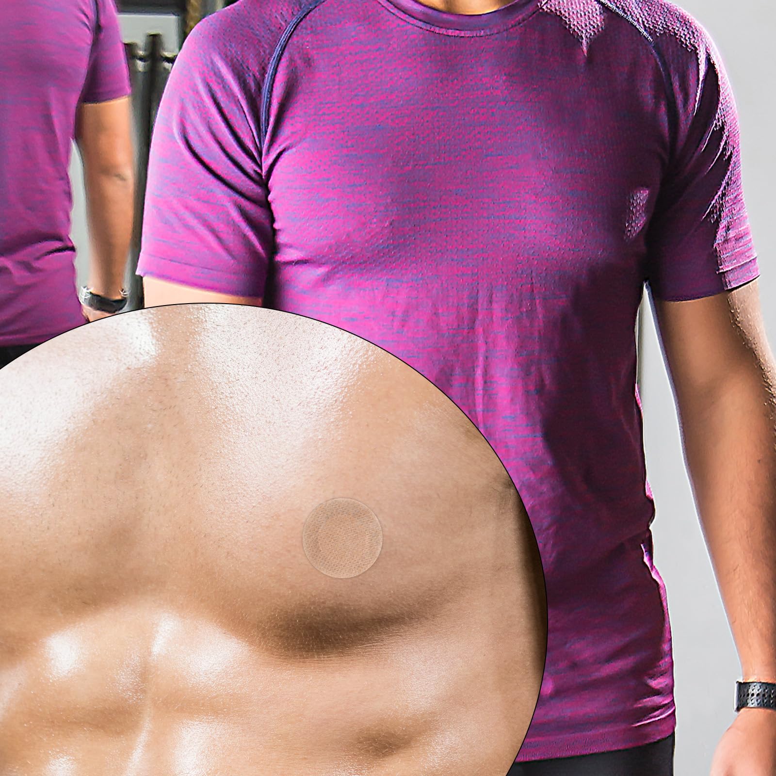 lasuroa 160pz/80 Paia di Copricapezzoli da Uomo, Copricapezzoli Invisibili Copricapezzolis Monouso Anti-Sfregamento Copricapezzolis da Corsa per Sport Palestra Lettini Abbronzanti Uso Quotidiano