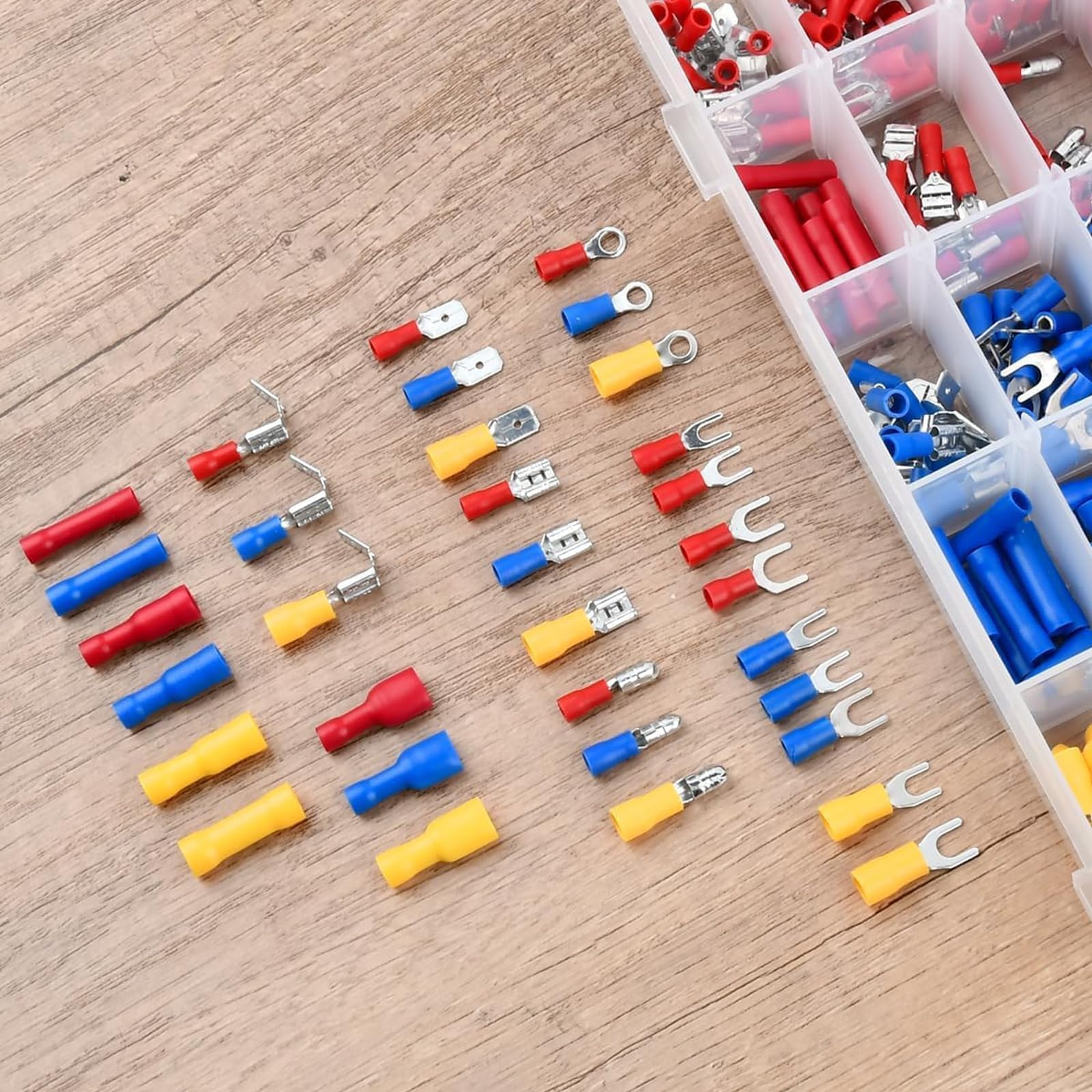 480PCS Insulated Terminal Wire Connectors, Crimp connectors, Wire connectors, Ring Terminals and Bullet Connector - Image 4